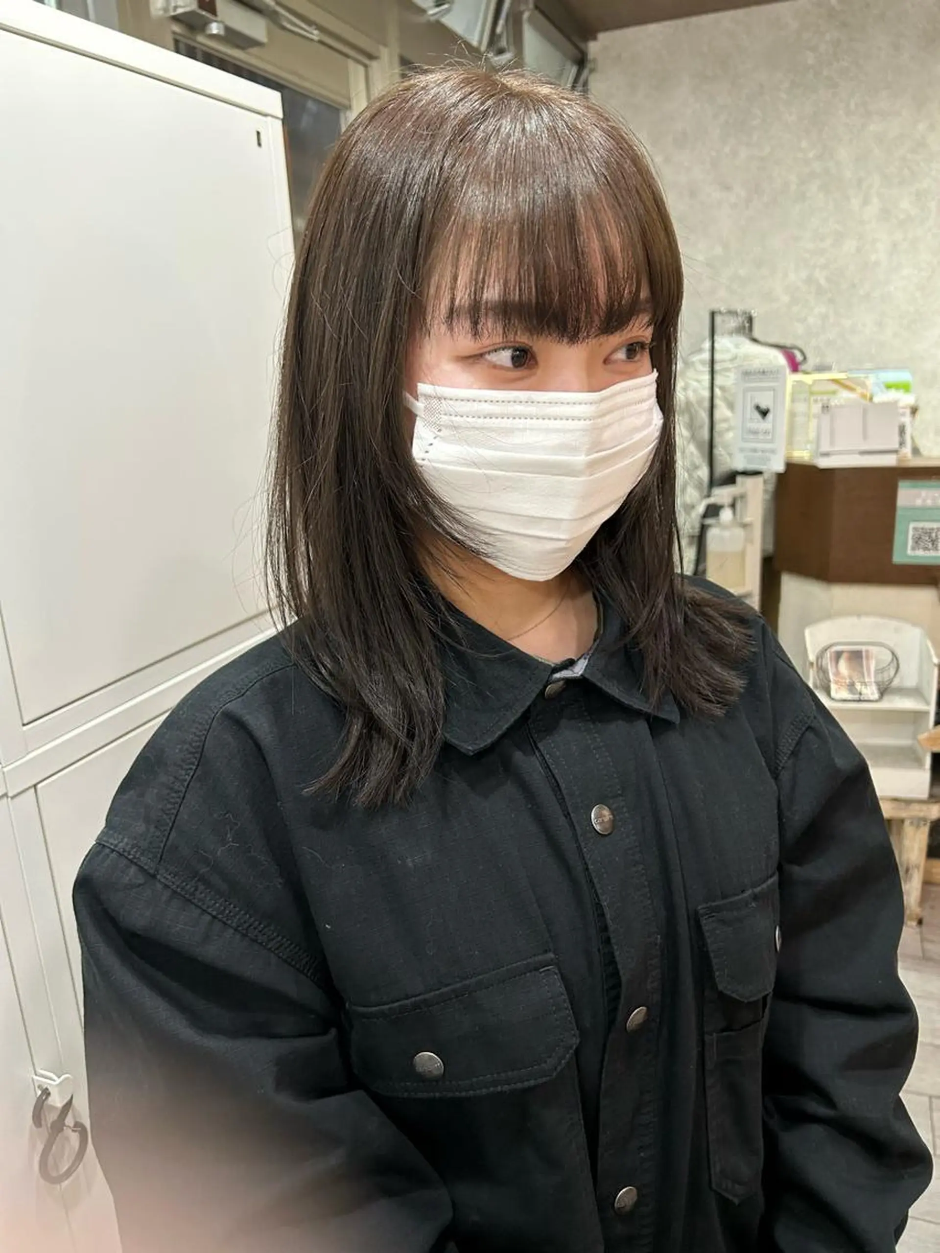 ミディアム カラー ブリーチ 透明感カラー ブリーチなしカラー カット ヘアカラー ｲﾁｶﾜ ﾐｵ/ minim hairのヘアスタイル