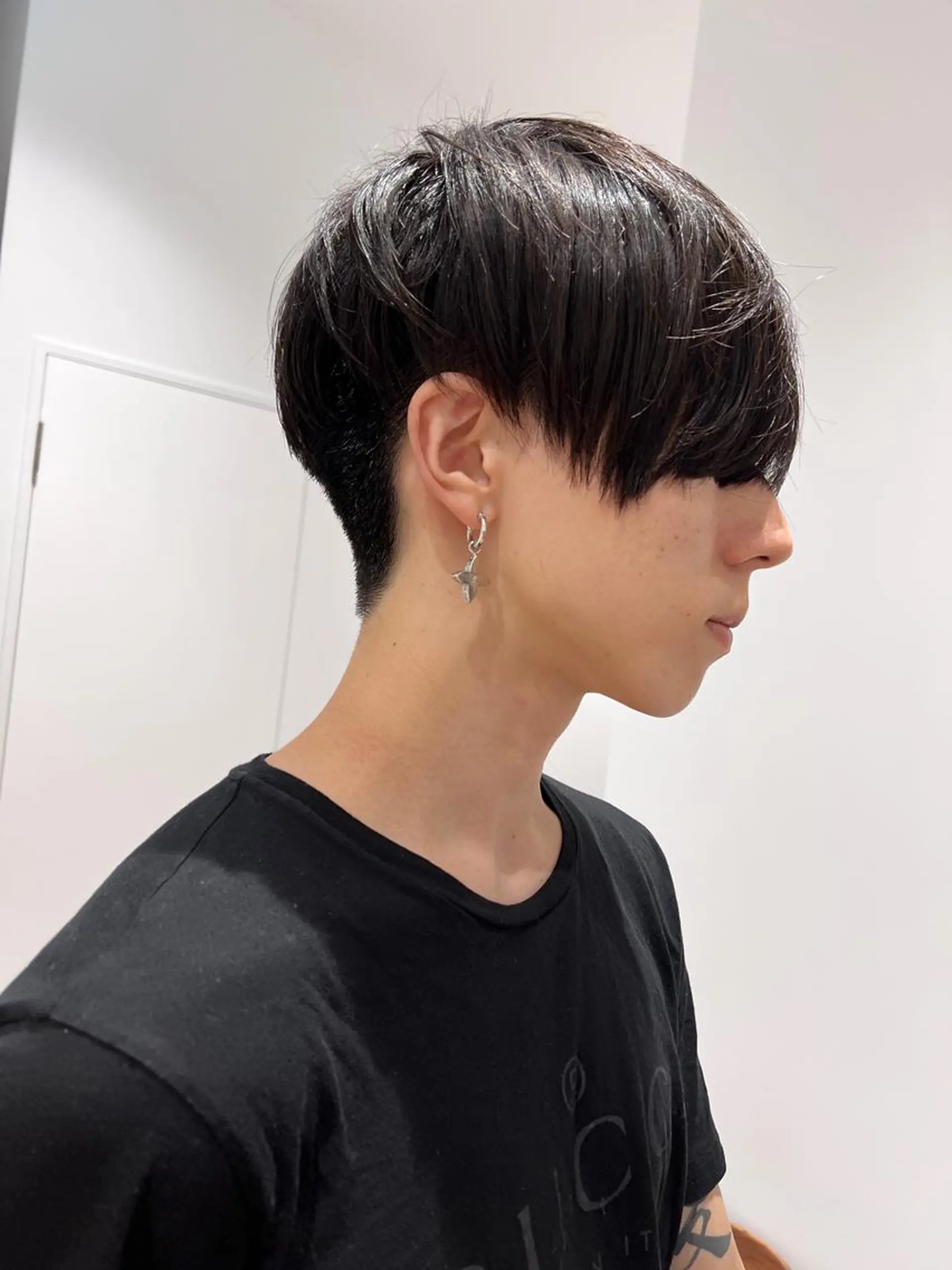 ミディアム メンズ カット ally hairsalon所属・Emi .のヘアスタイル