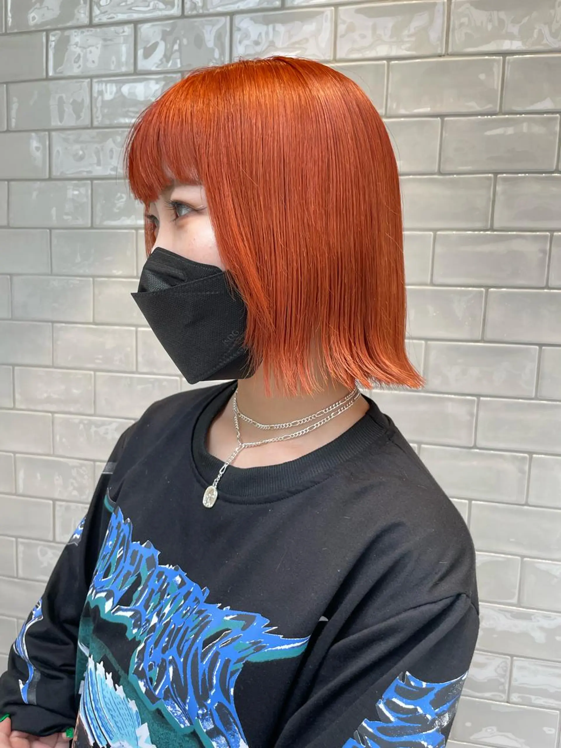 ショート カラー カット ヘアカラー トリートメント SALOWIN所属・ブリーチ✨ ボブ✨レイヤーのヘアスタイル