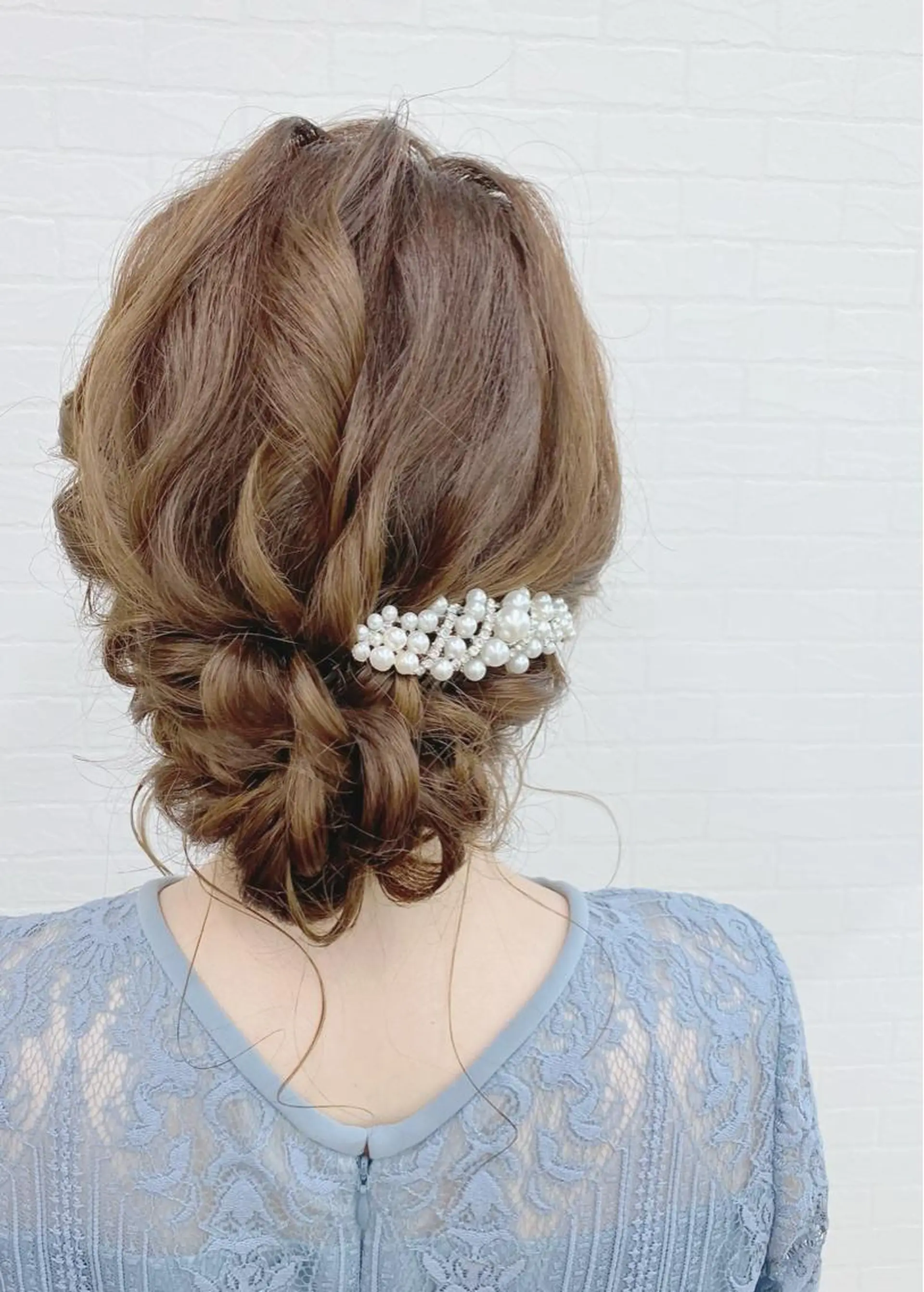 セミロング ヘアアレンジ ヘアセット GRANLUSSO 〜グランルッソ駅前店所属・木口 嘉美のヘアスタイル