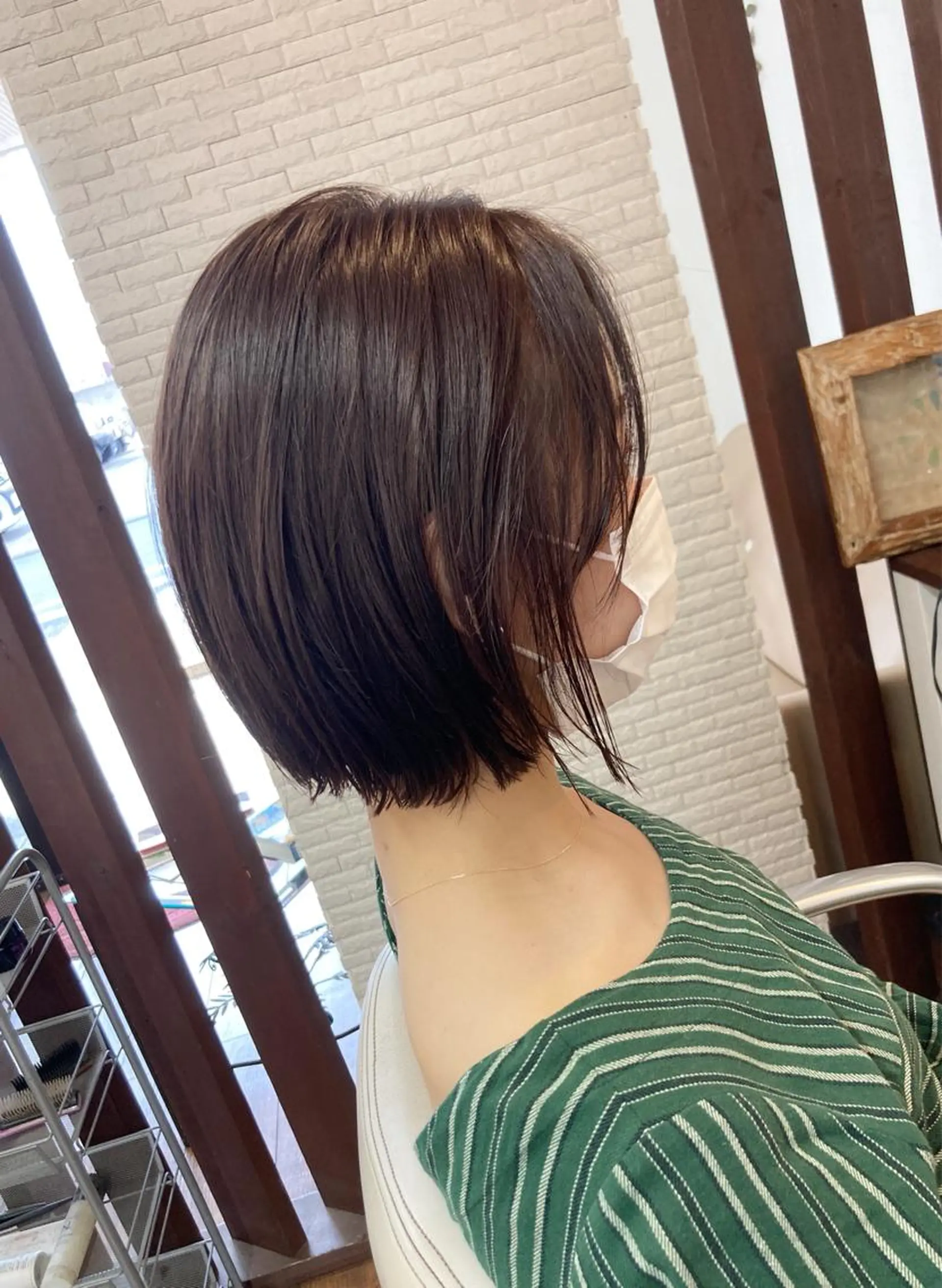 ショート カラー ボブ カット トリートメント one's heart所属・Otsuka Hikariのヘアスタイル