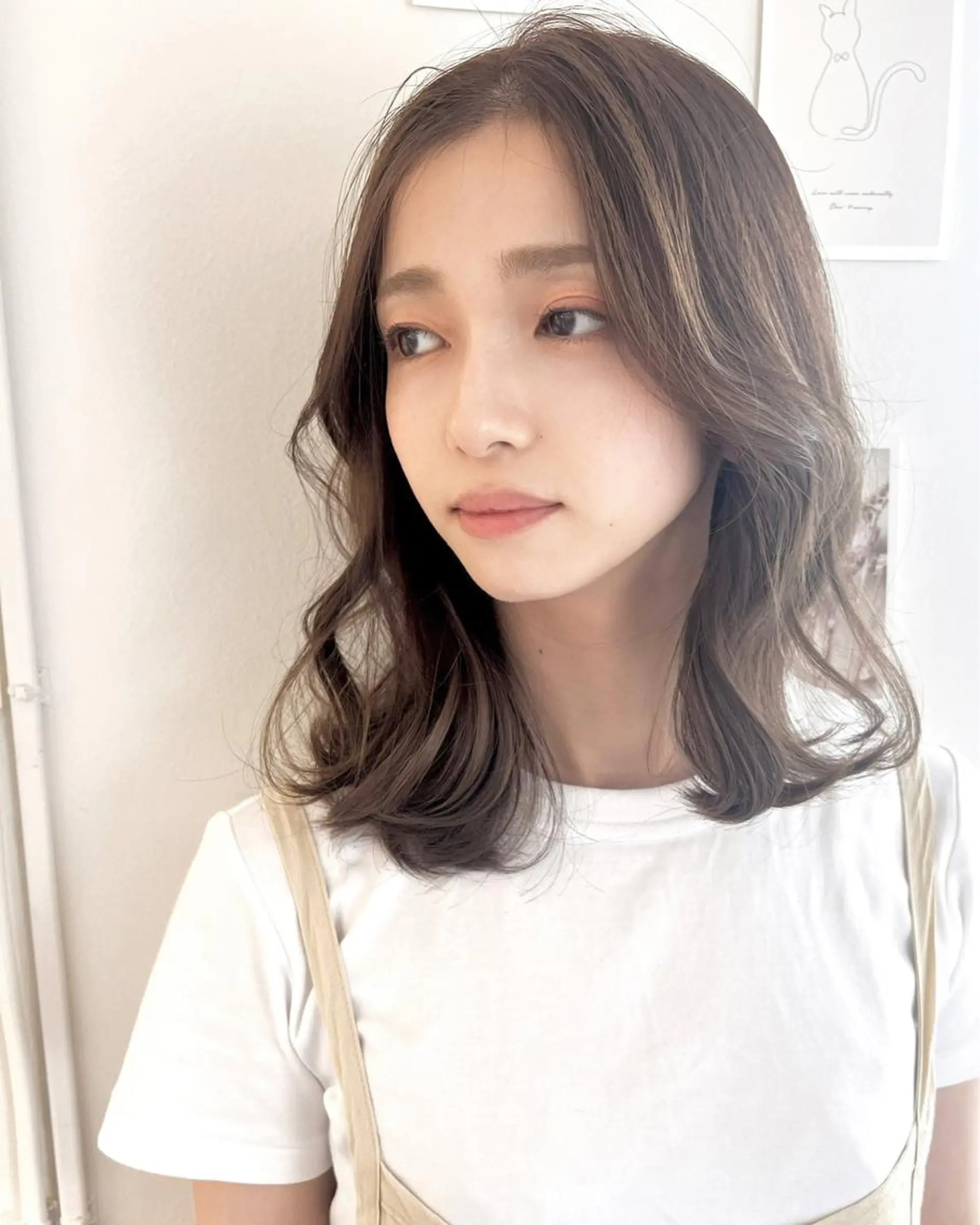 ミディアム 柴田 翔伍のヘアスタイル