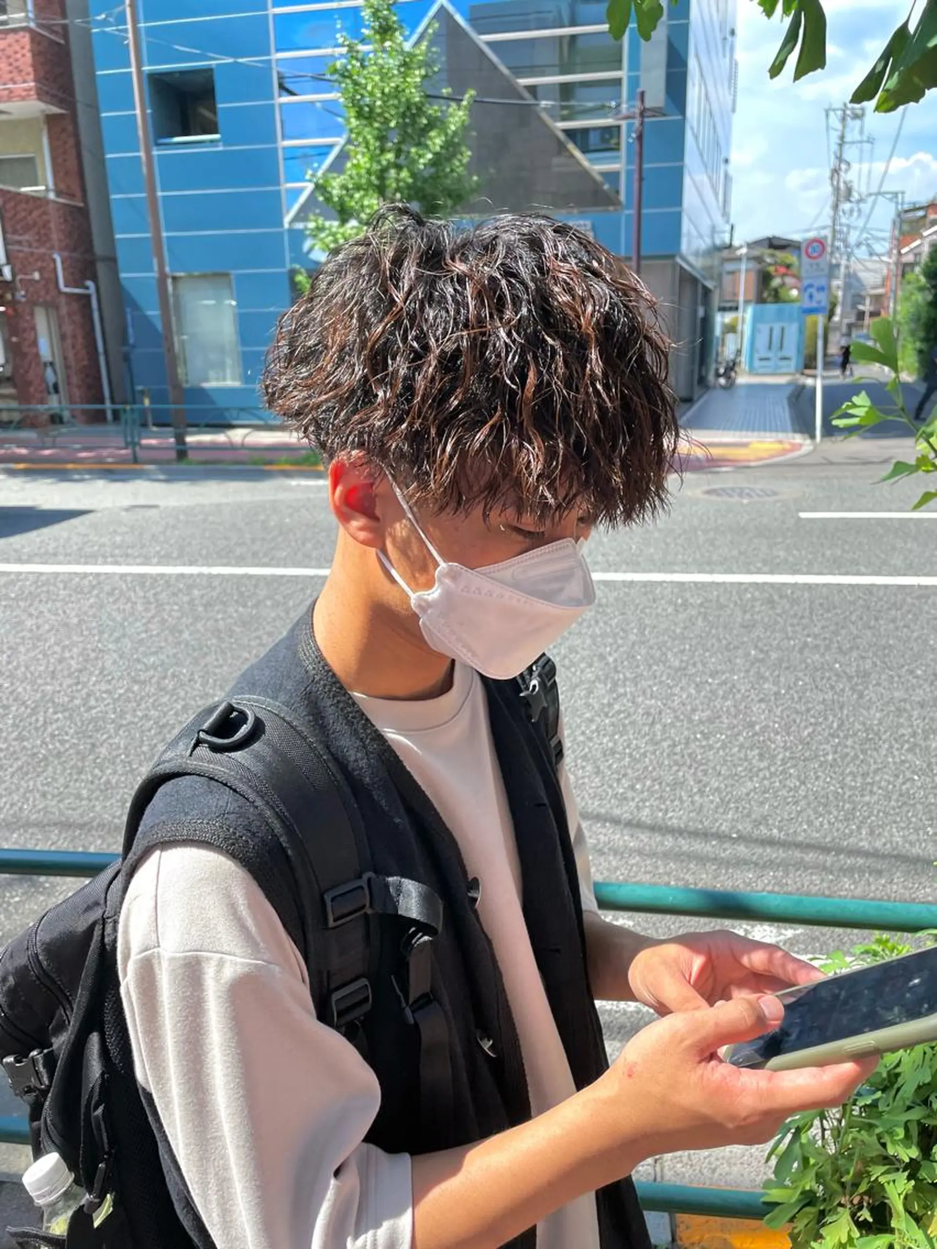 パーマ メンズ 🔥縦落ちツイスパ 🔥鈴木健紀のヘアスタイル