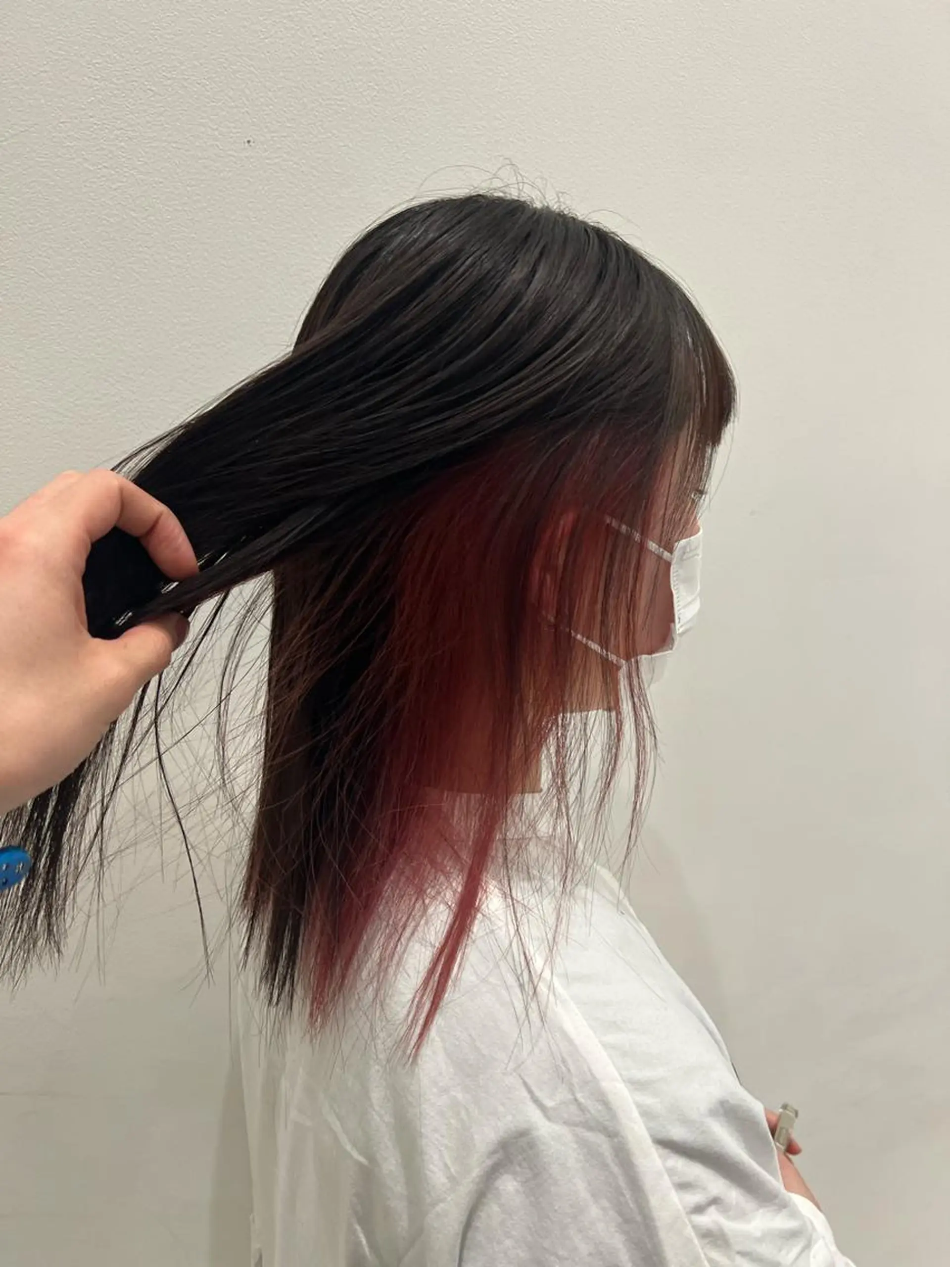 ミディアム カラー パーマ ヘアアレンジ ヘアカラー トリートメント ヘッドスパ ヘアセット 🌈インナーカラー ‘ショウマ’🌈のヘアスタイル
