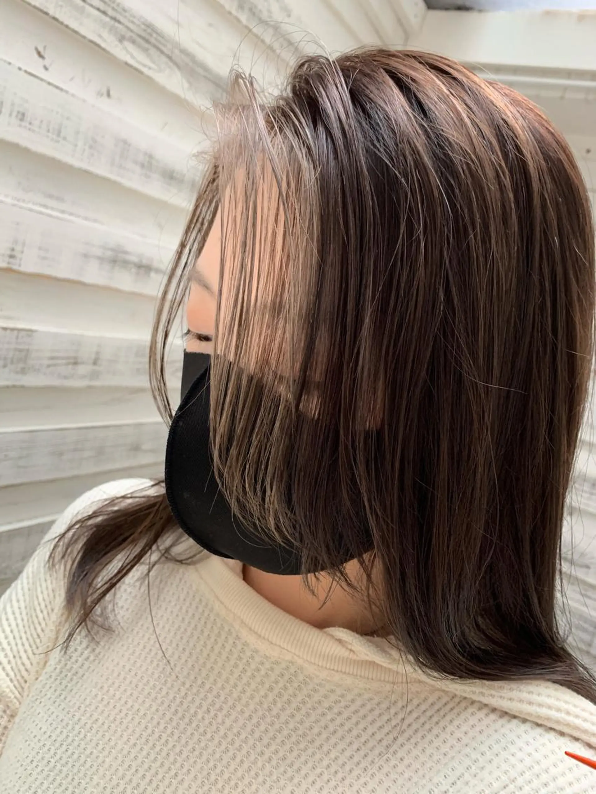 ミディアム カラー ヘアアレンジ ハイライトカラー ハイライト 髪質改善 小顔カット 指名支持率NO.1 スタイリストのヘアスタイル