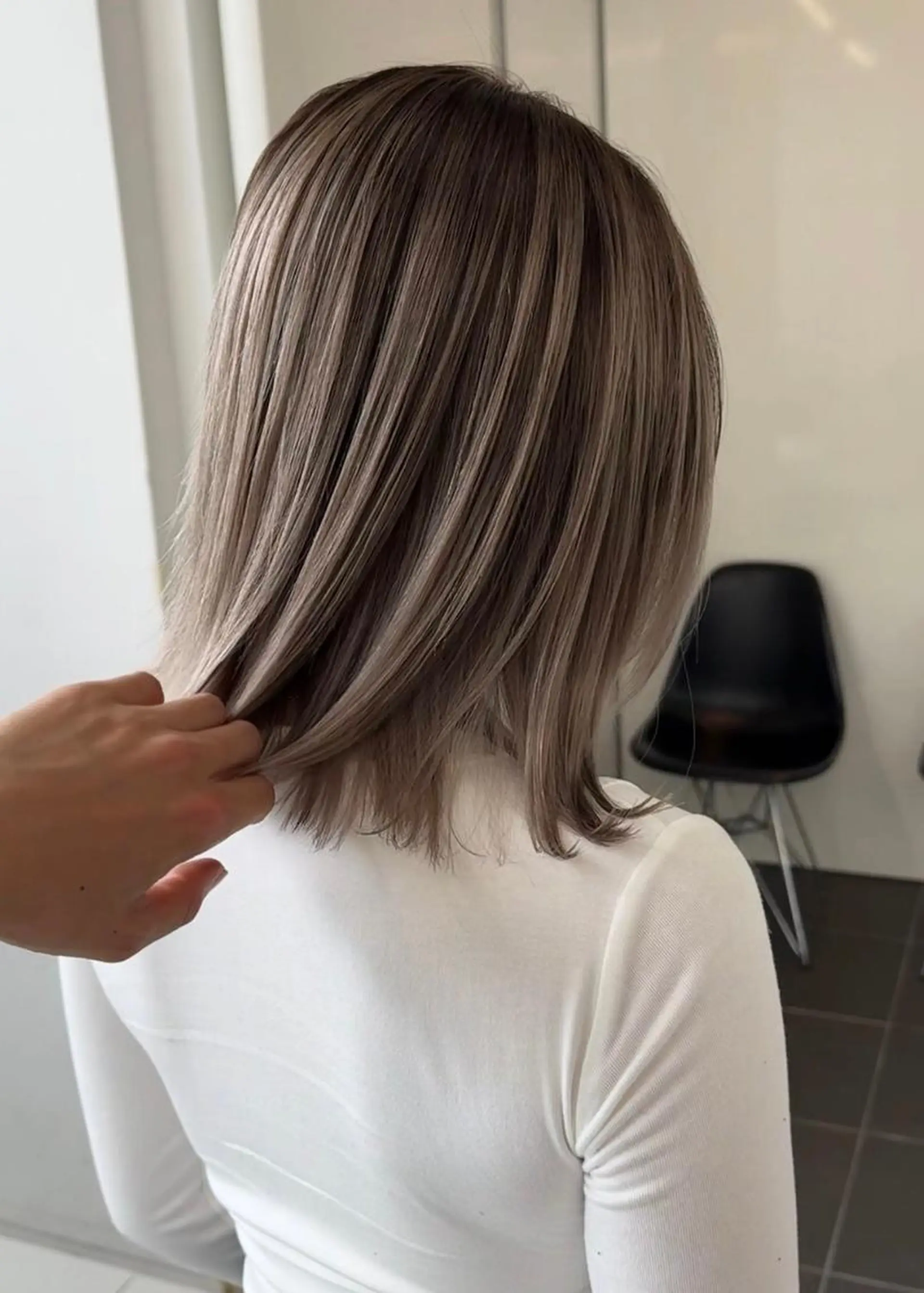 ミディアム カラー 【公式】amble luxe池袋東口♻️のヘアスタイル