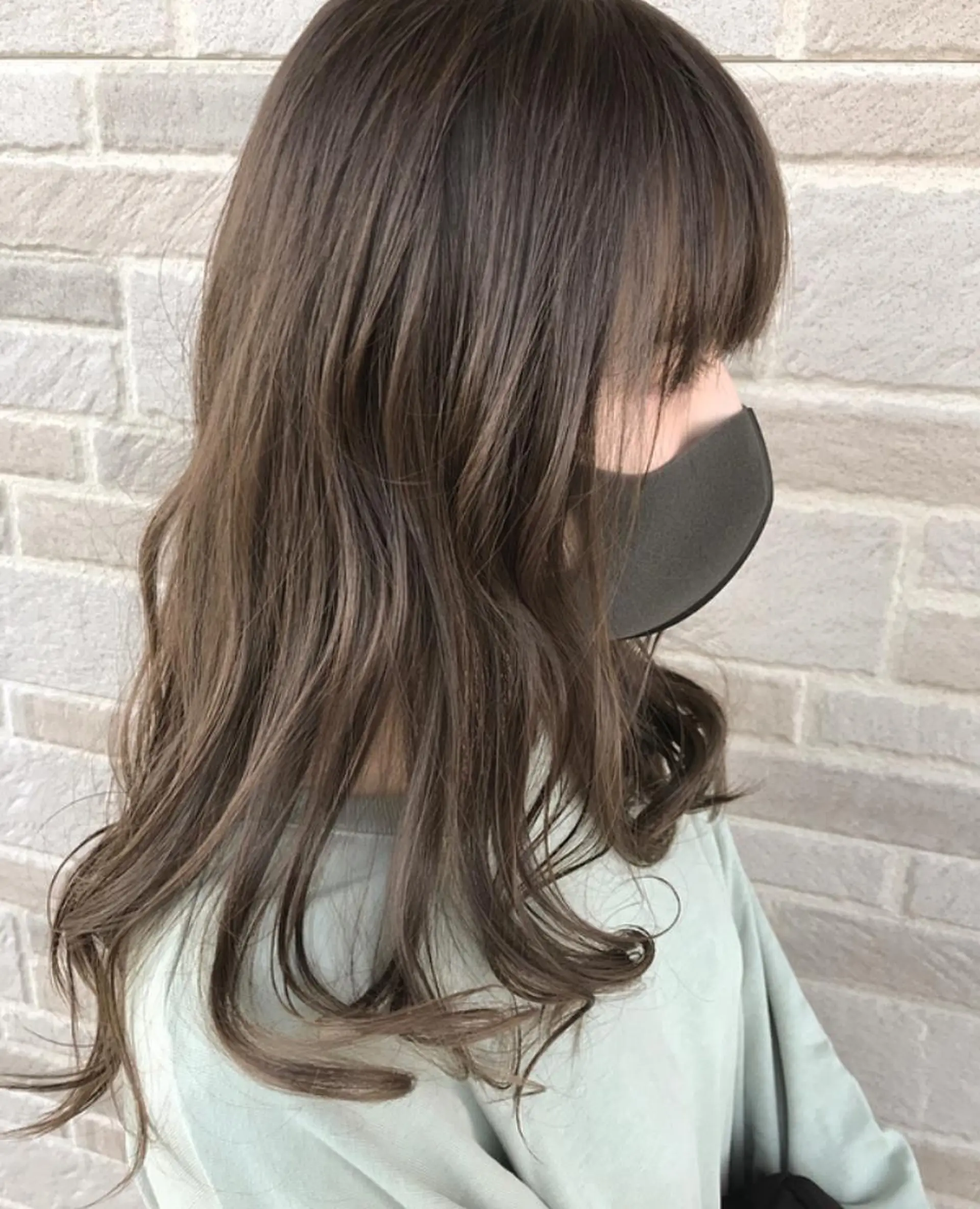 セミロング カラー ベージュカラー little×link 福岡所属・littlelink キタジマのヘアスタイル