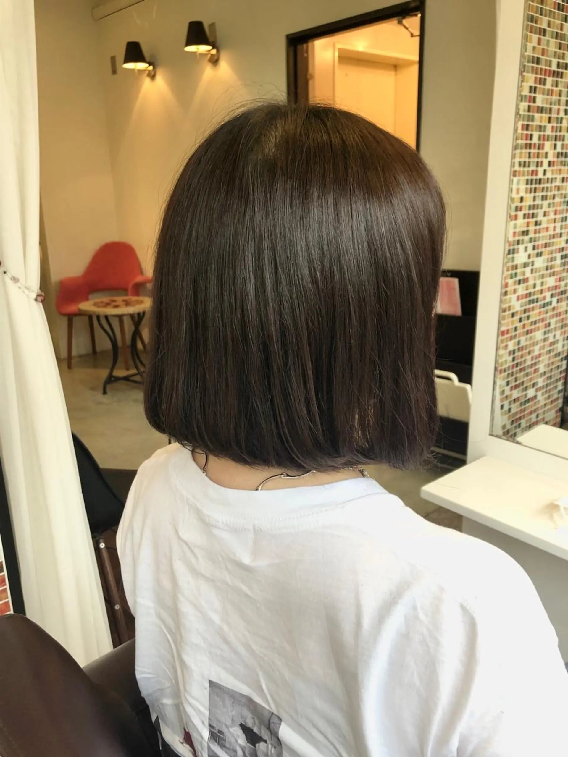 ショート カット トリートメント 岩谷 愛依のヘアスタイル