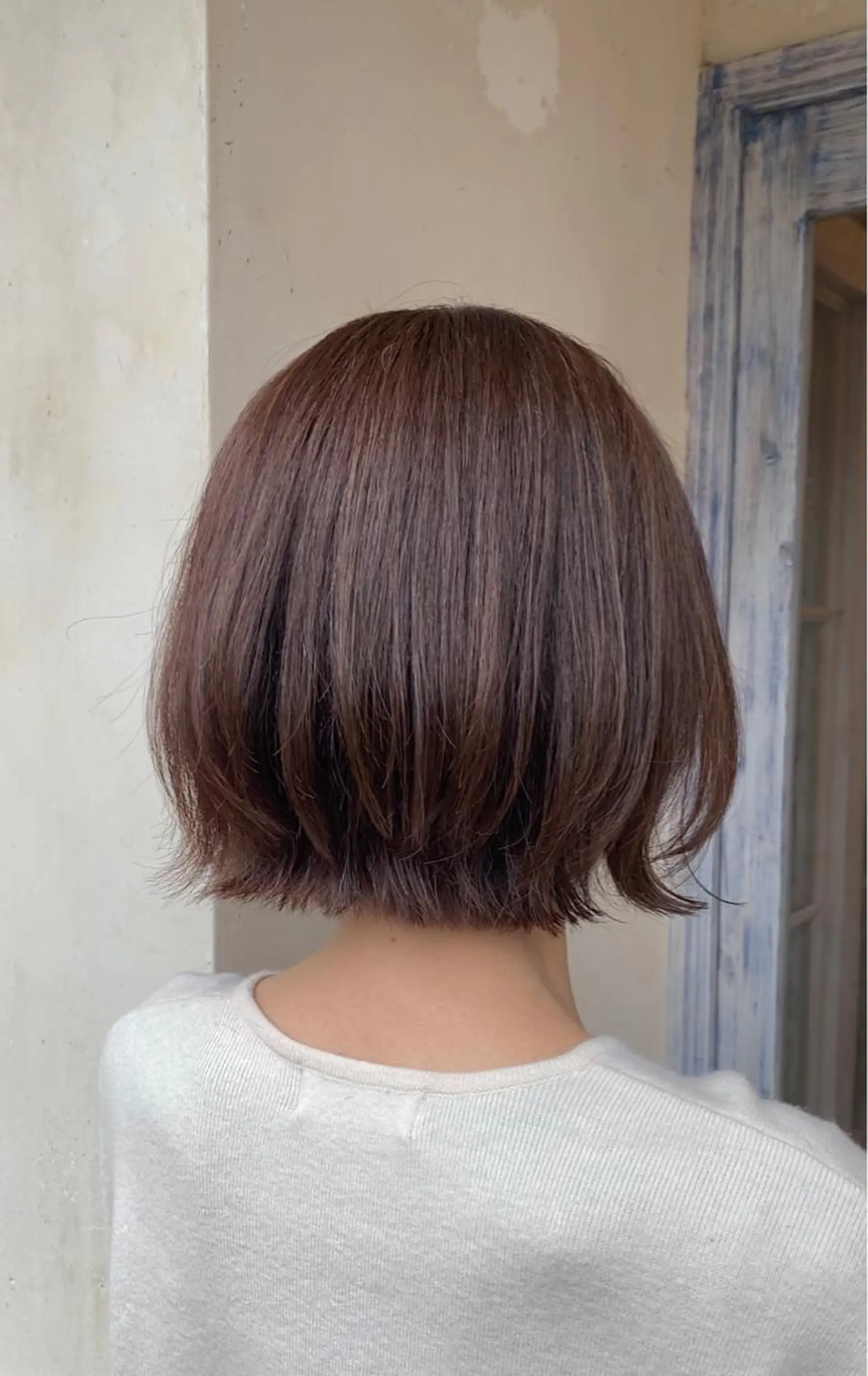 ショート 切りっぱなしボブ ボブ レイヤーカット エイミーバイアフロート所属・Kasuga Sayuriのヘアスタイル