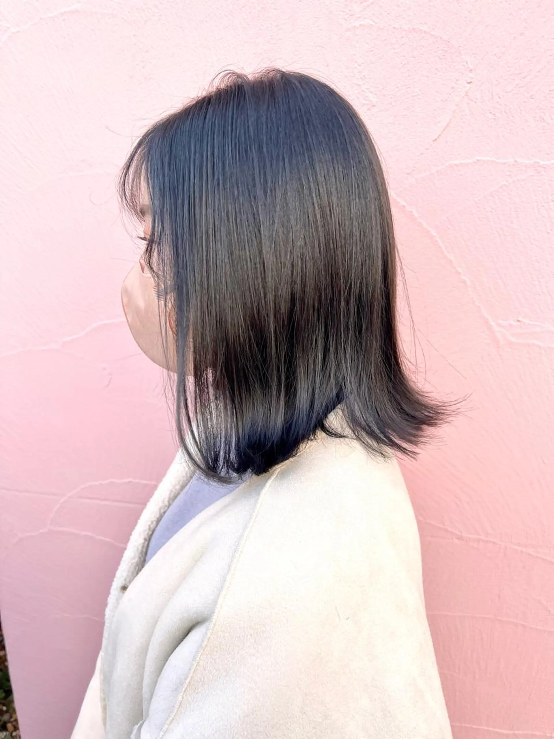 ミディアム カラー れいな🌼 ボブ･艶カラー🌼のヘアスタイル