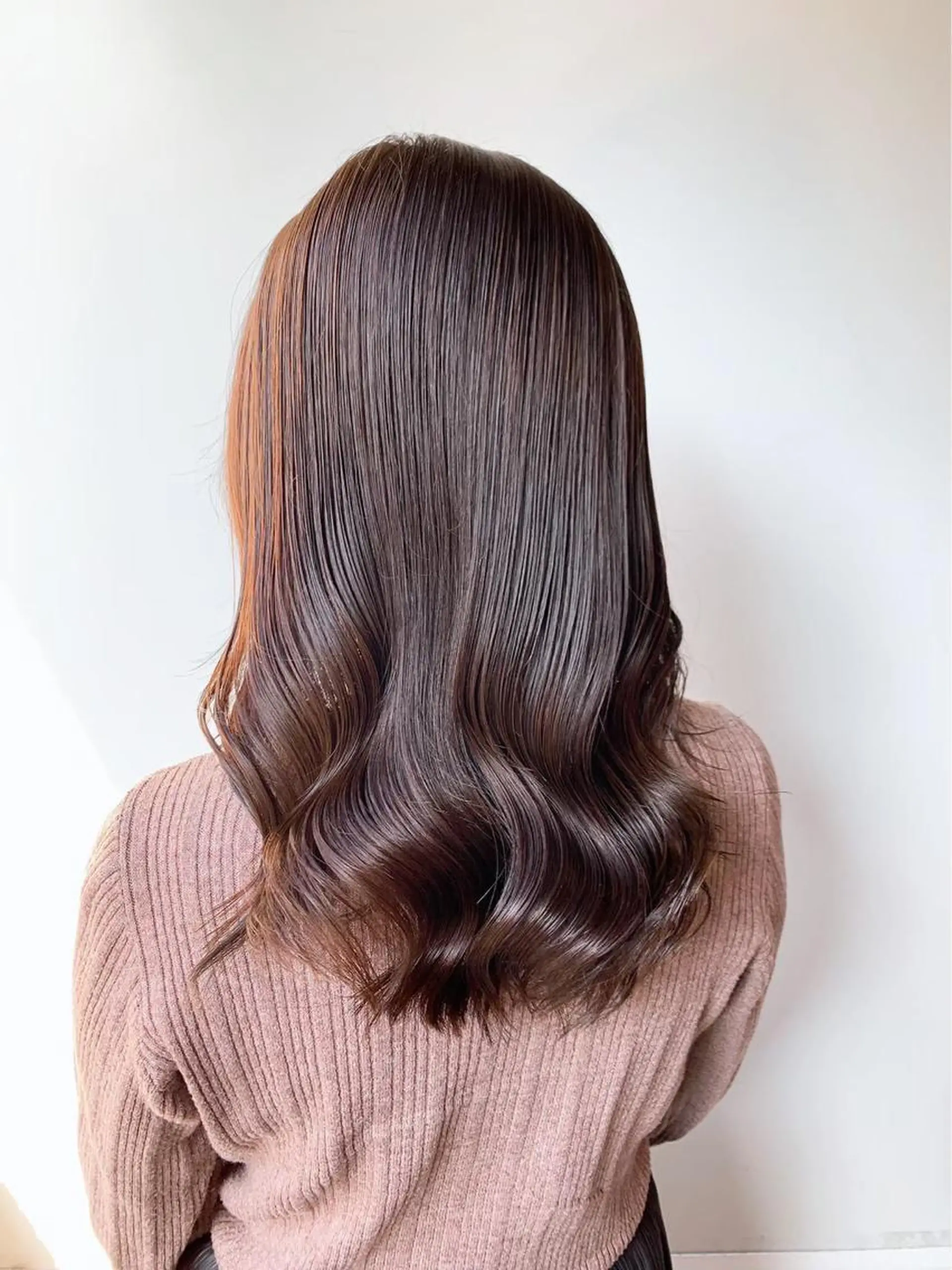 ロング カラー ピンク・ベージュ🩰 カラー🫧とらのヘアスタイル