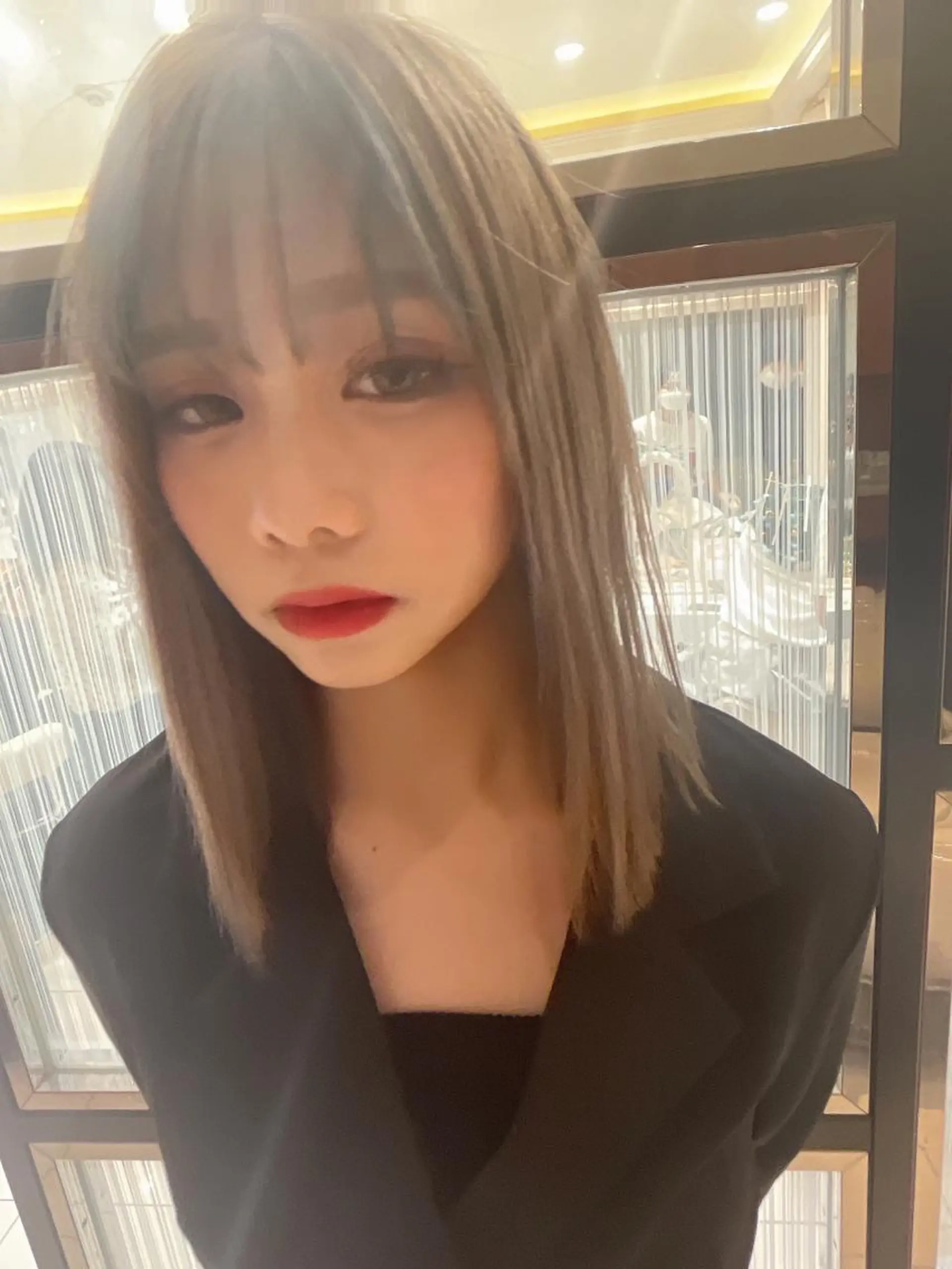 セミロング 💝ベージュ系 カラー💝徳井はやとのヘアスタイル
