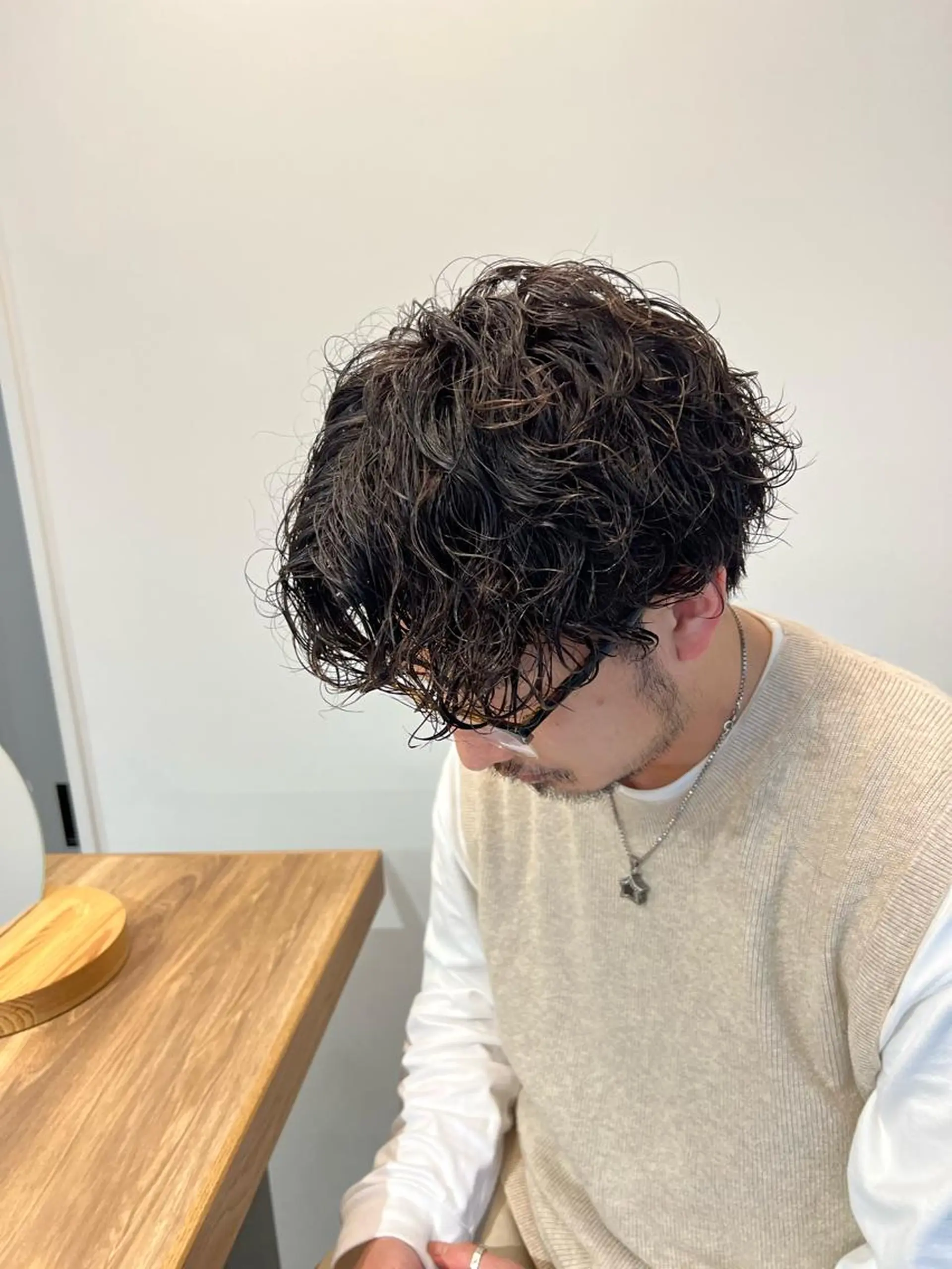 パーマ メンズ オタク美容師💟 チバコナツのヘアスタイル