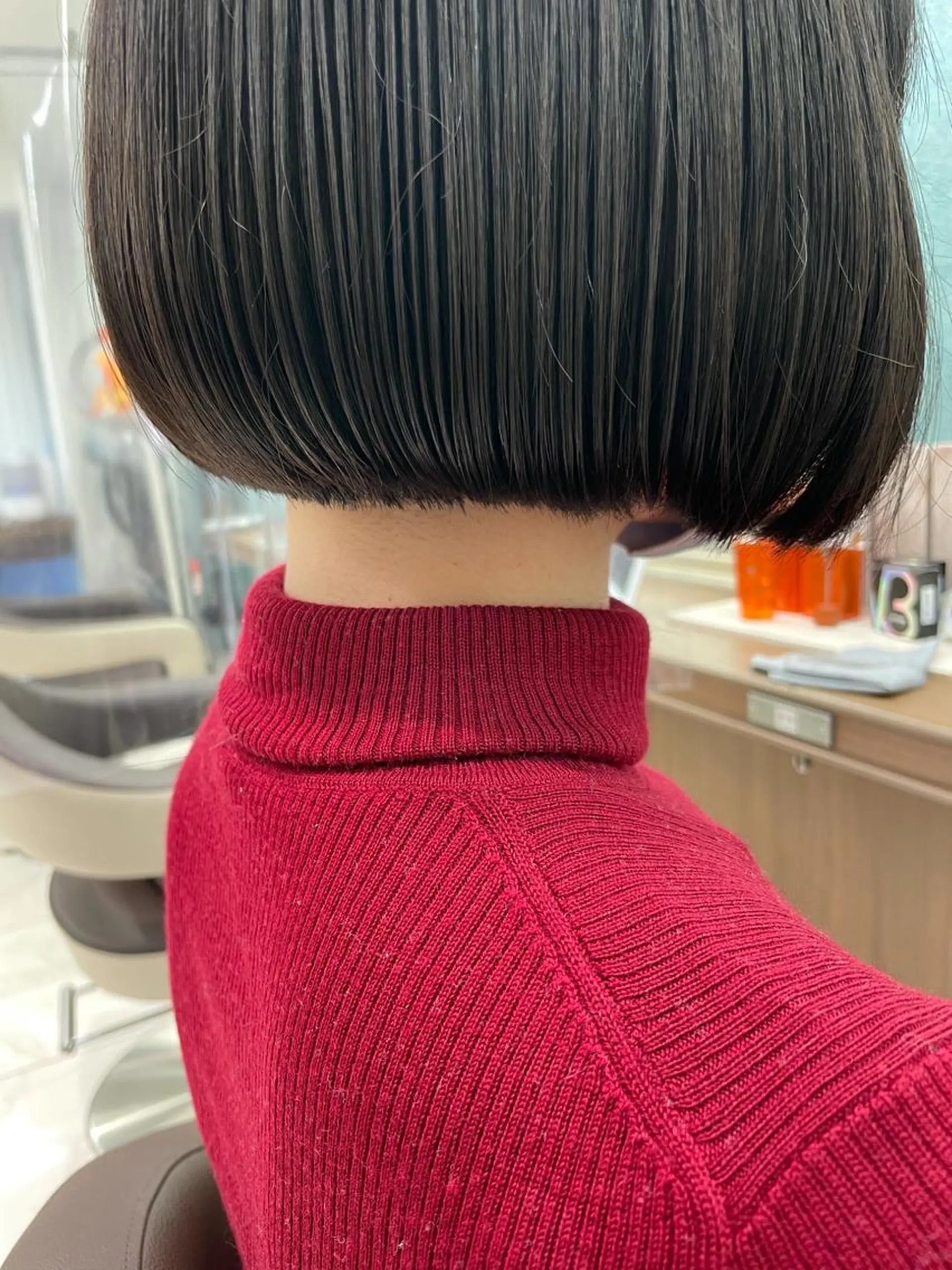 ミディアム カラー パーマ カット ヘアカラー 縮毛矯正 福島成美/髪質改善 縮毛矯正/カラーのヘアスタイル