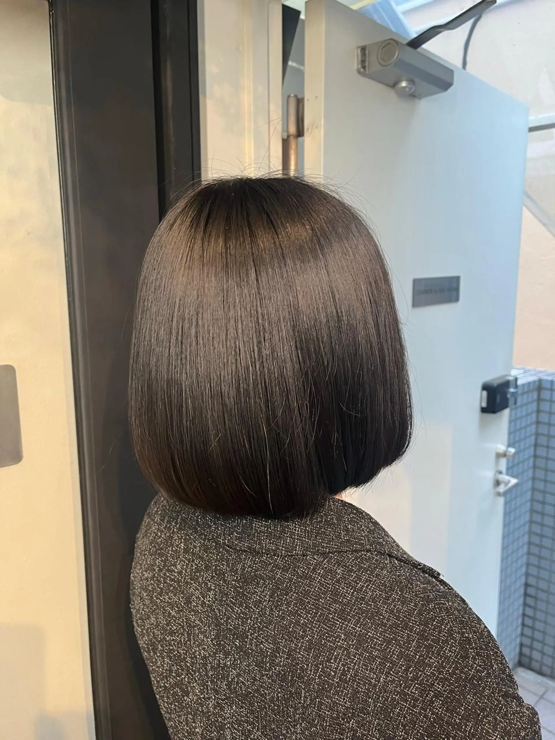 ショート ボブ Airi 韓国y2k レイヤーカットのヘアスタイル