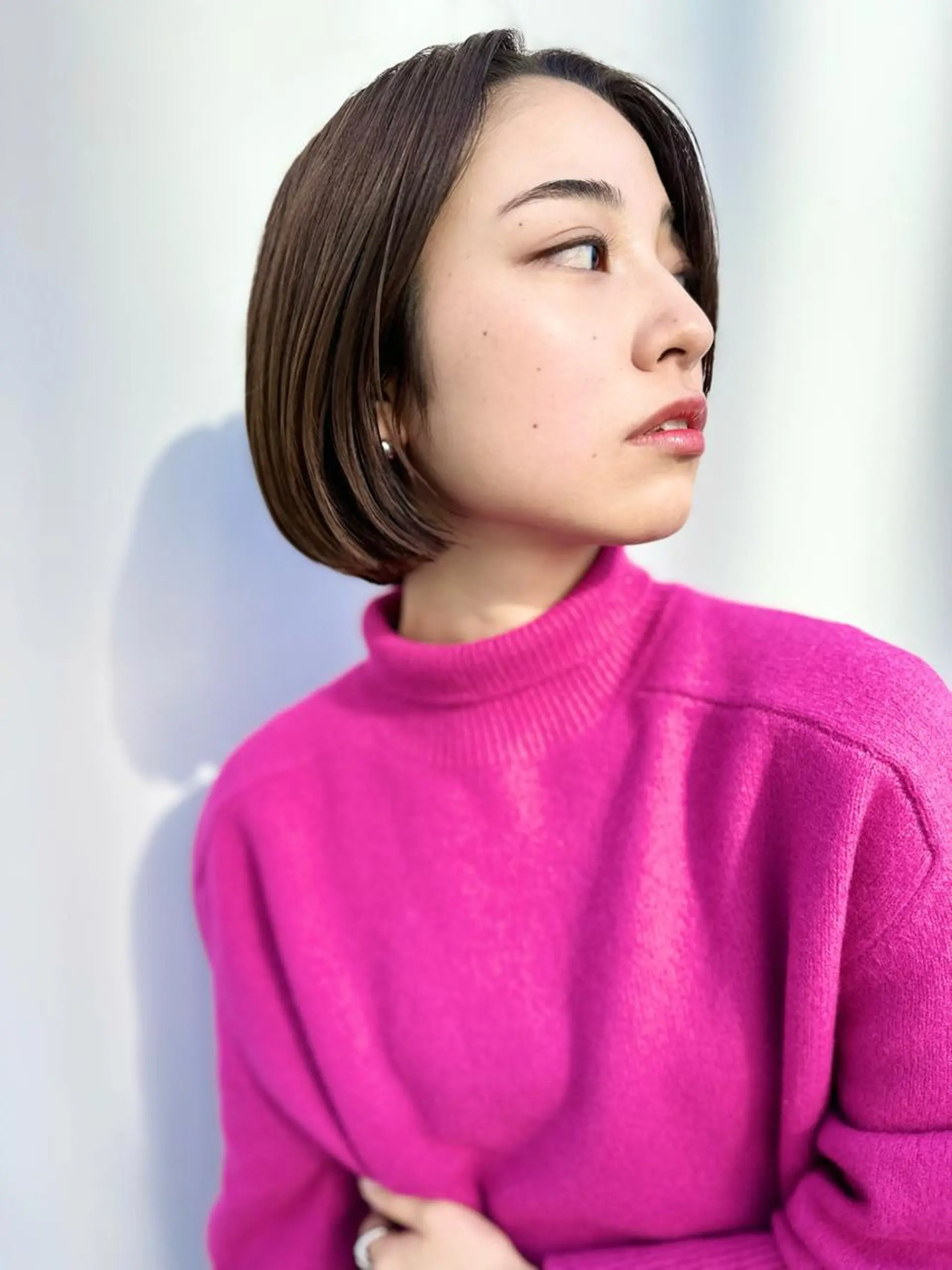 ミディアム ボブ カット トリートメント plants hair salon by GEORGE所属・元住吉プランツヘアー ☘️丸山☘️のヘアスタイル
