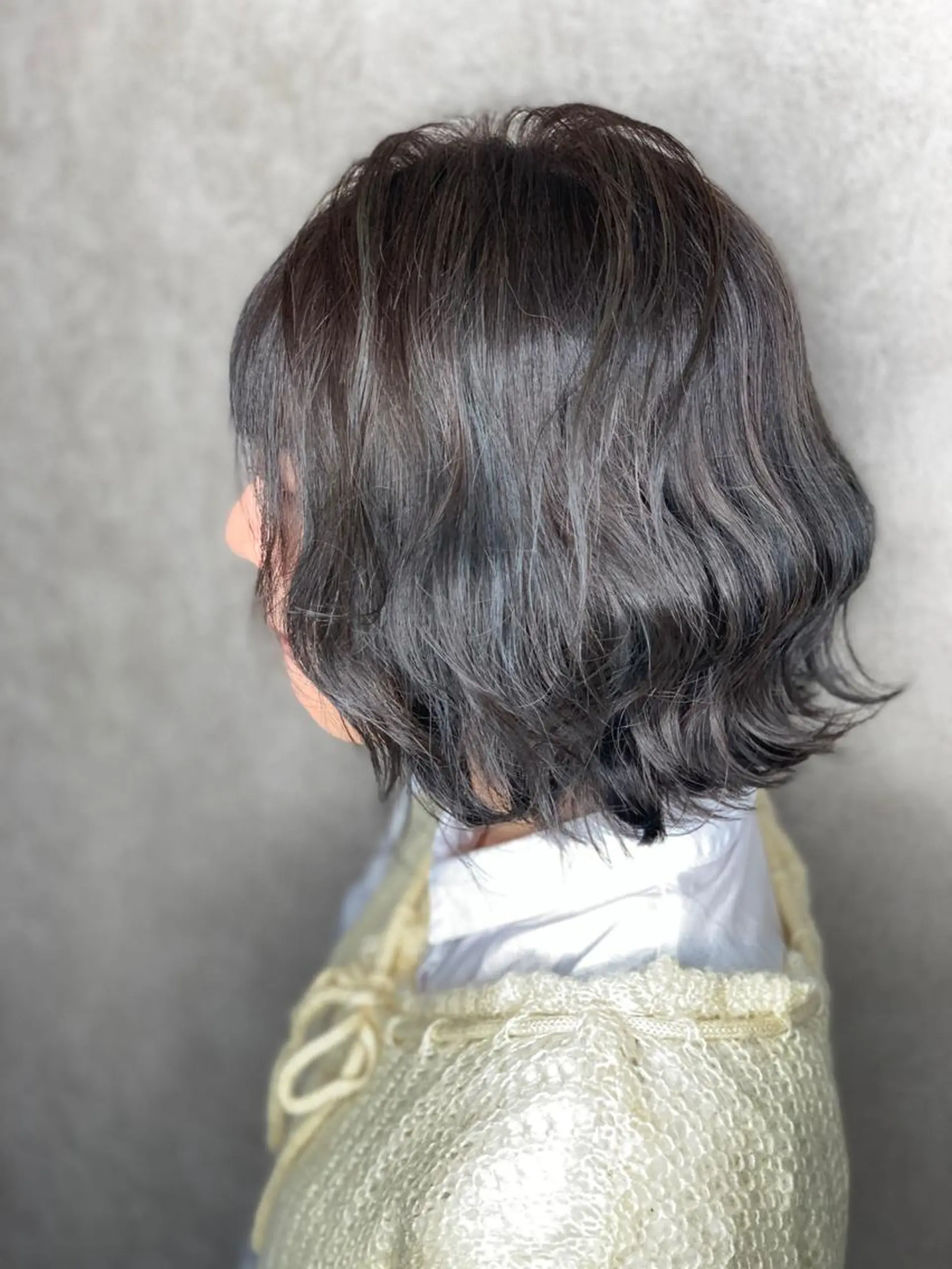 ショート アッシュ カット 縮毛矯正 トリートメント siki. 石渡のヘアスタイル