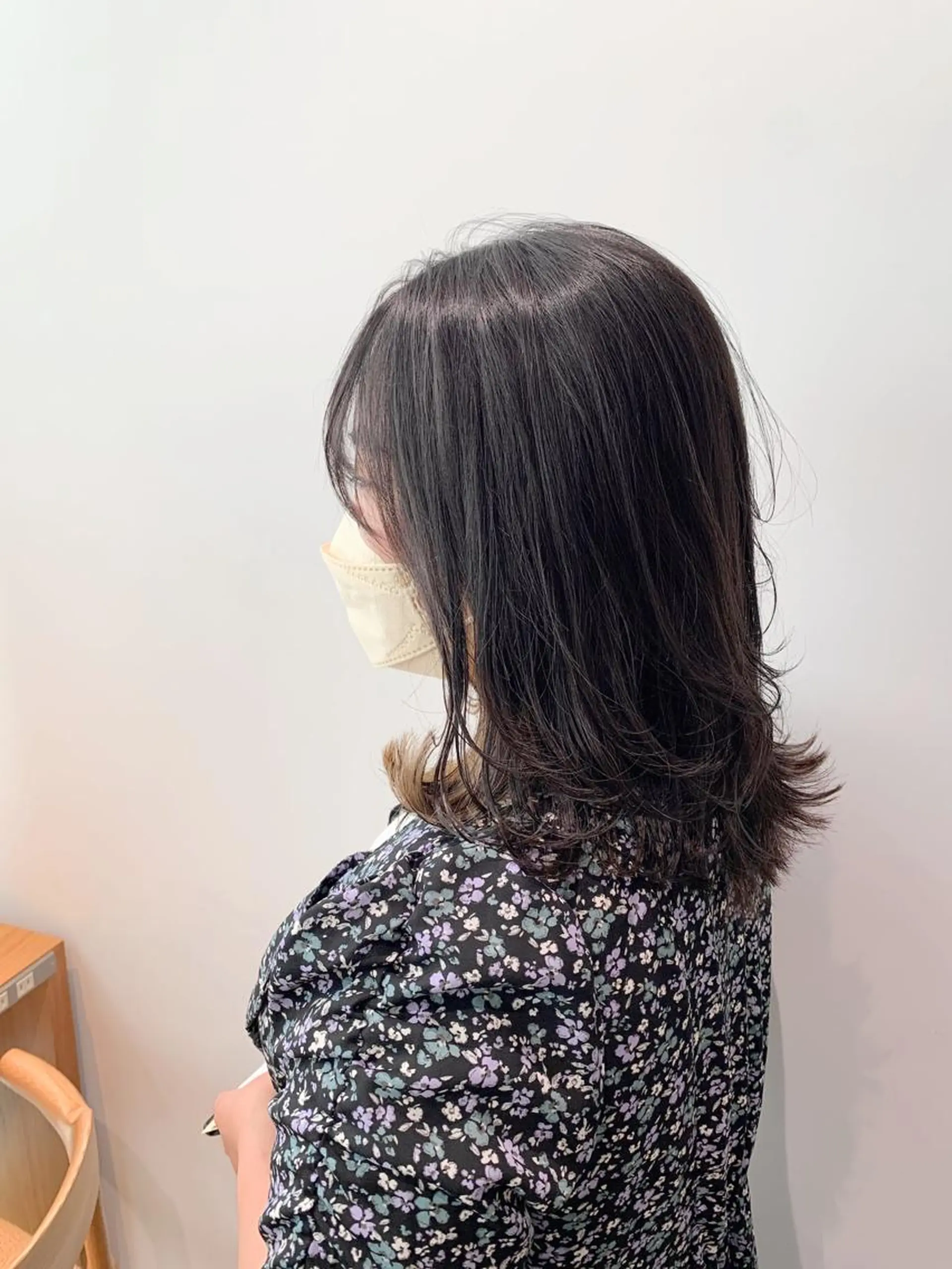 セミロング カラー ヘアアレンジ GO TODAY SHAiRE SALON 梅田店所属・柔らかくすみカラー ボブ/ショートのヘアスタイル