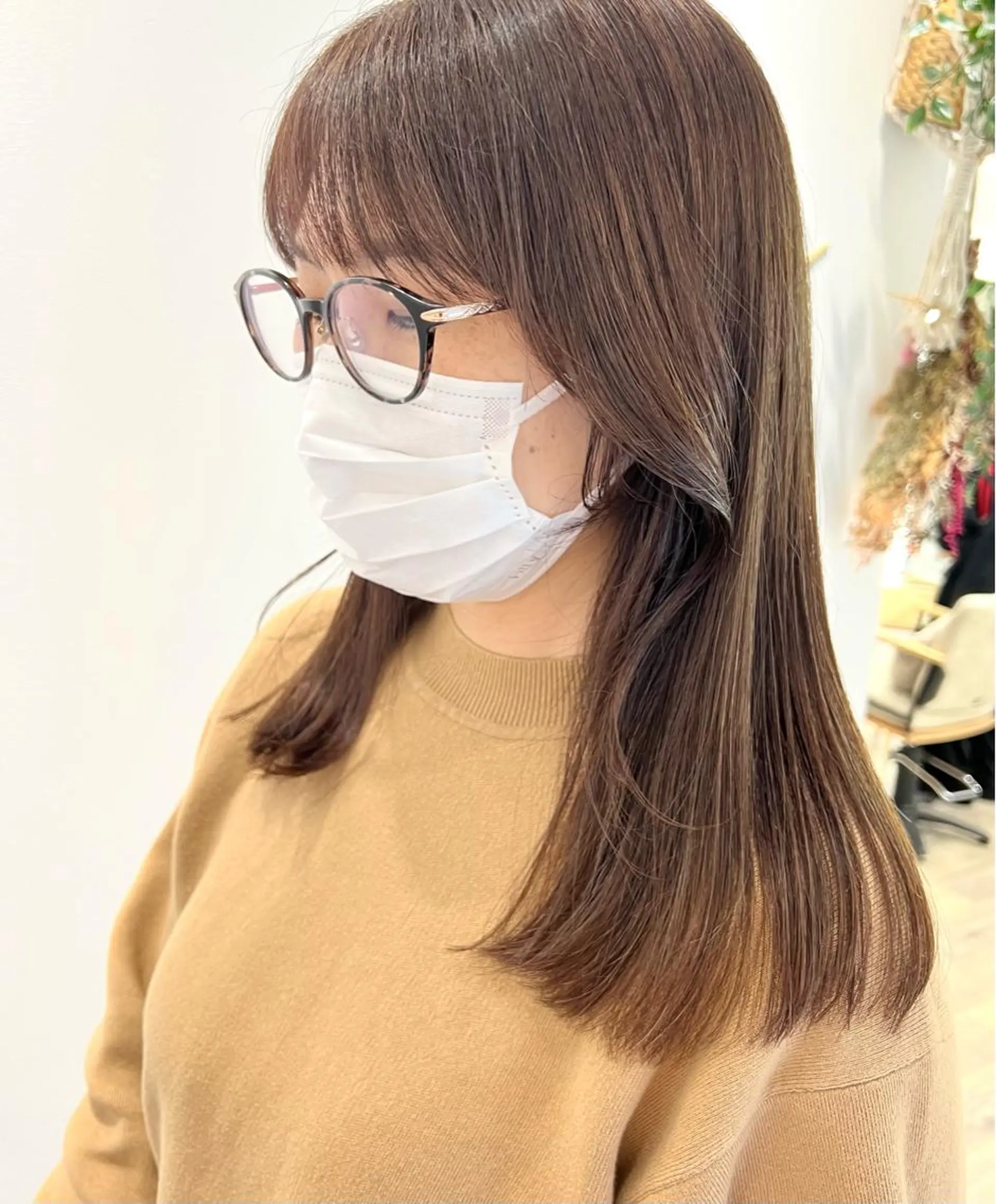 ロング 会田有紀 /切りっぱなしボブのヘアスタイル