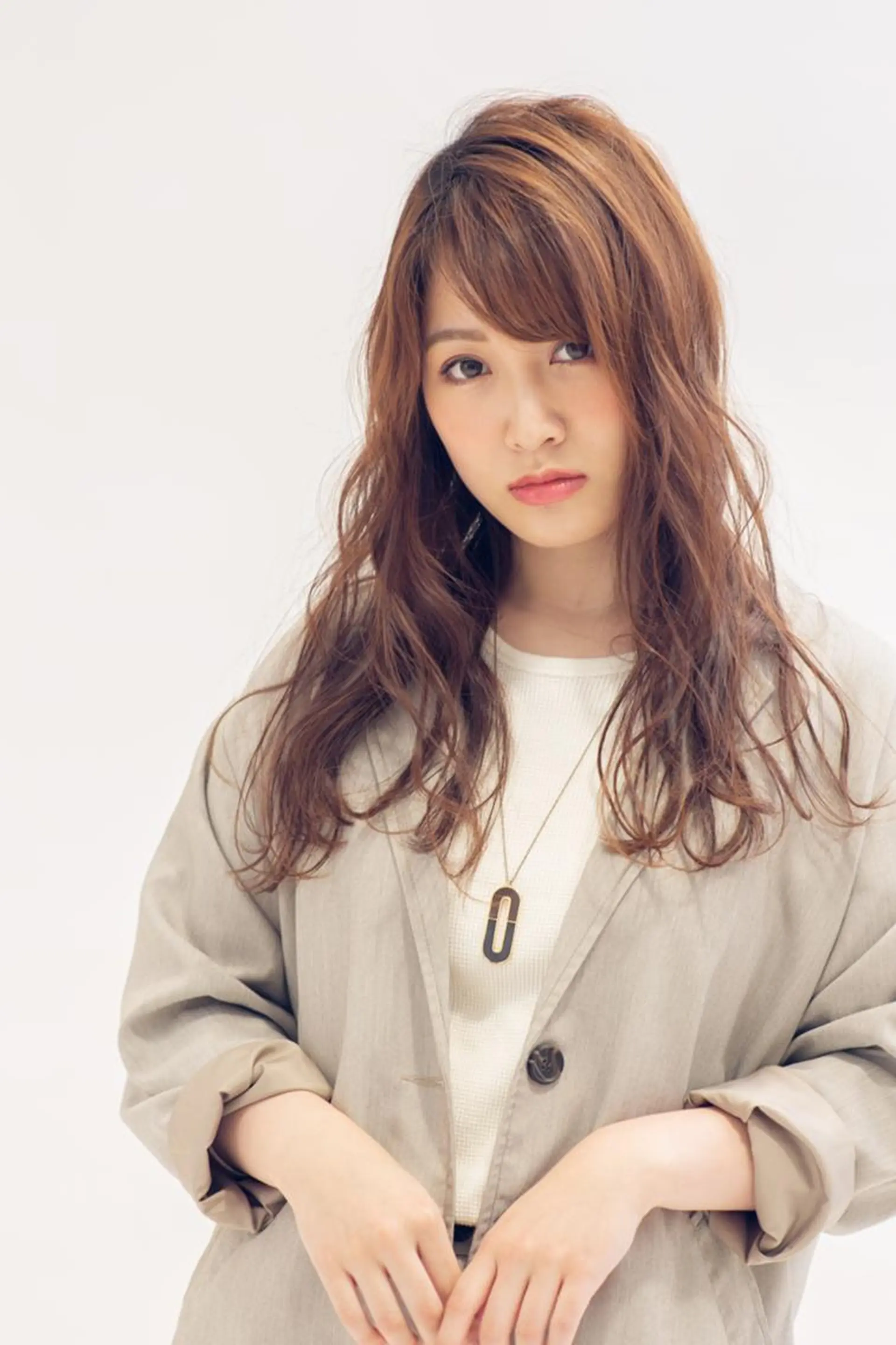 ロング カット ヘアカラー トリートメント 艶カラー/髪質改善/ はかまた🕊️のヘアスタイル