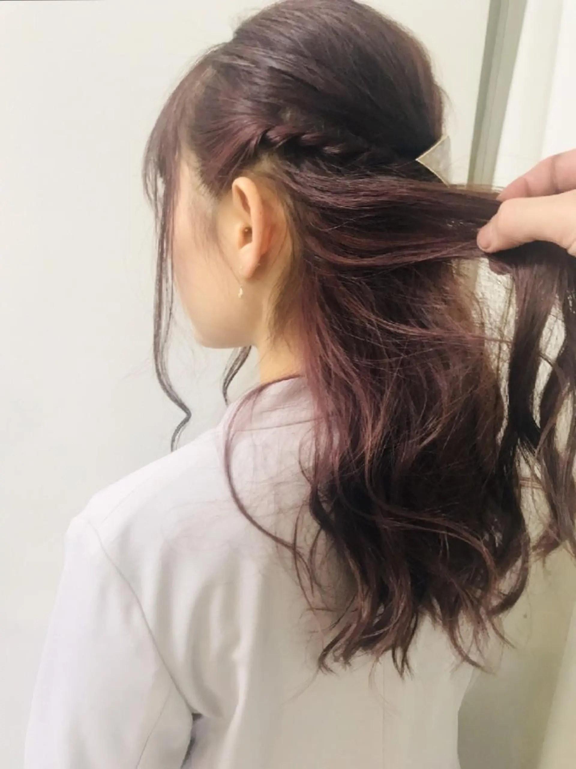 ロング カラー ハイライトカラー インナーカラー ピンクカラー ハイライト 💎大人ハイライト 💎上杉一也💎のヘアスタイル