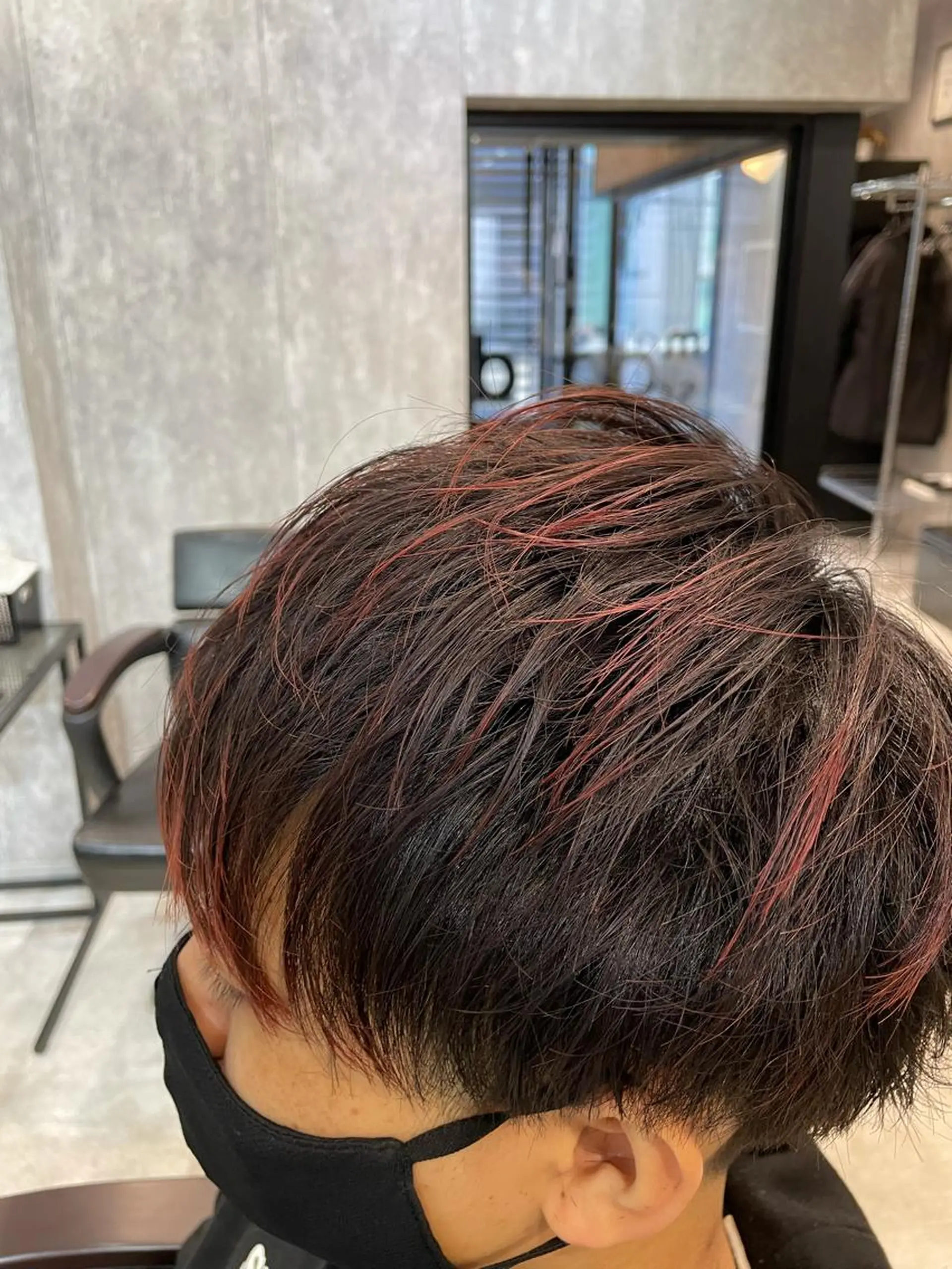 ショート カラー パーマ メンズ ヘアカラー 🔥メンズ超特化🔥 青木海斗のヘアスタイル