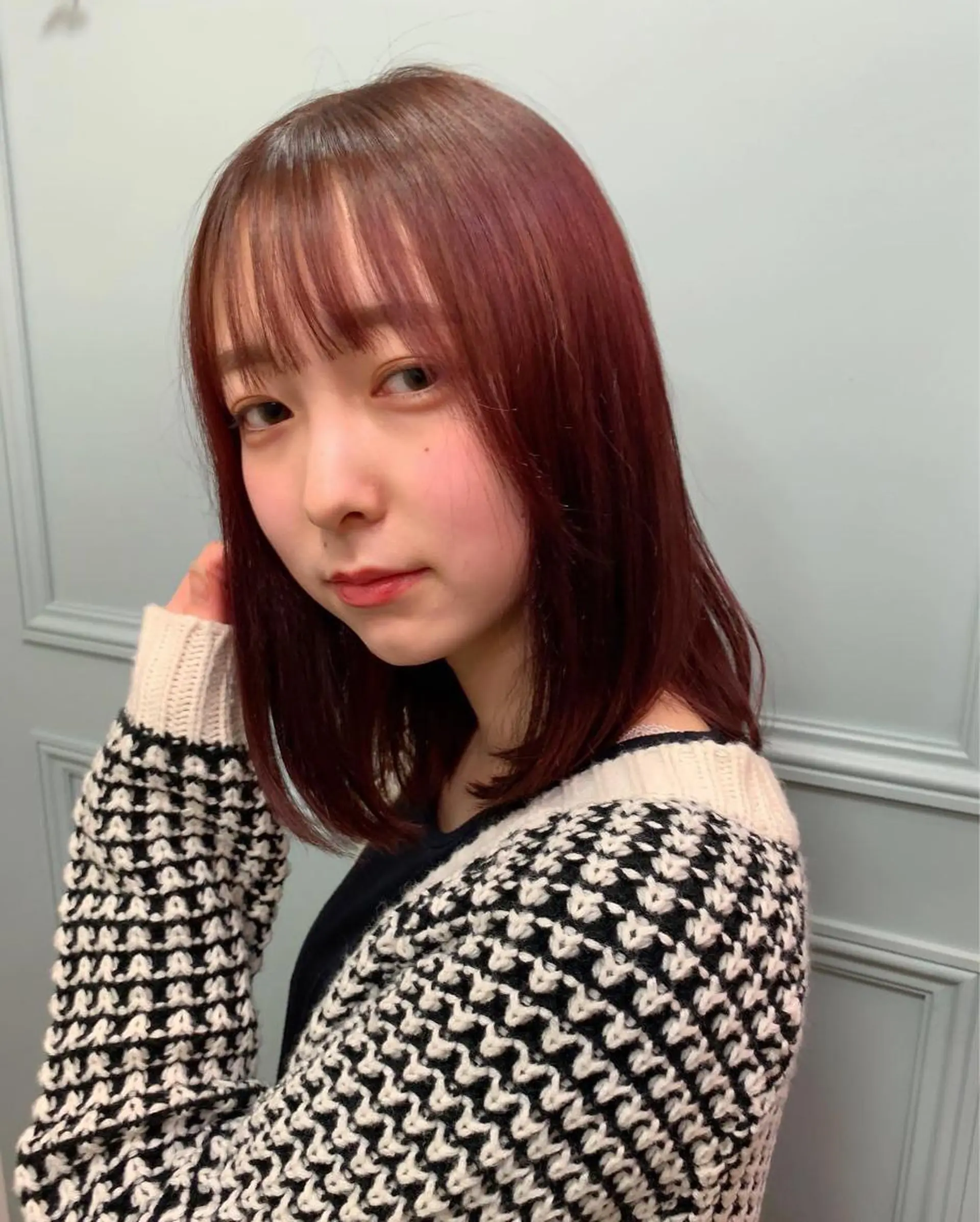 セミロング カラー パーマ 髪質改善 ストレートパーマ less仙台所属・美髪専門美容師🏄 kazuレスlessのヘアスタイル