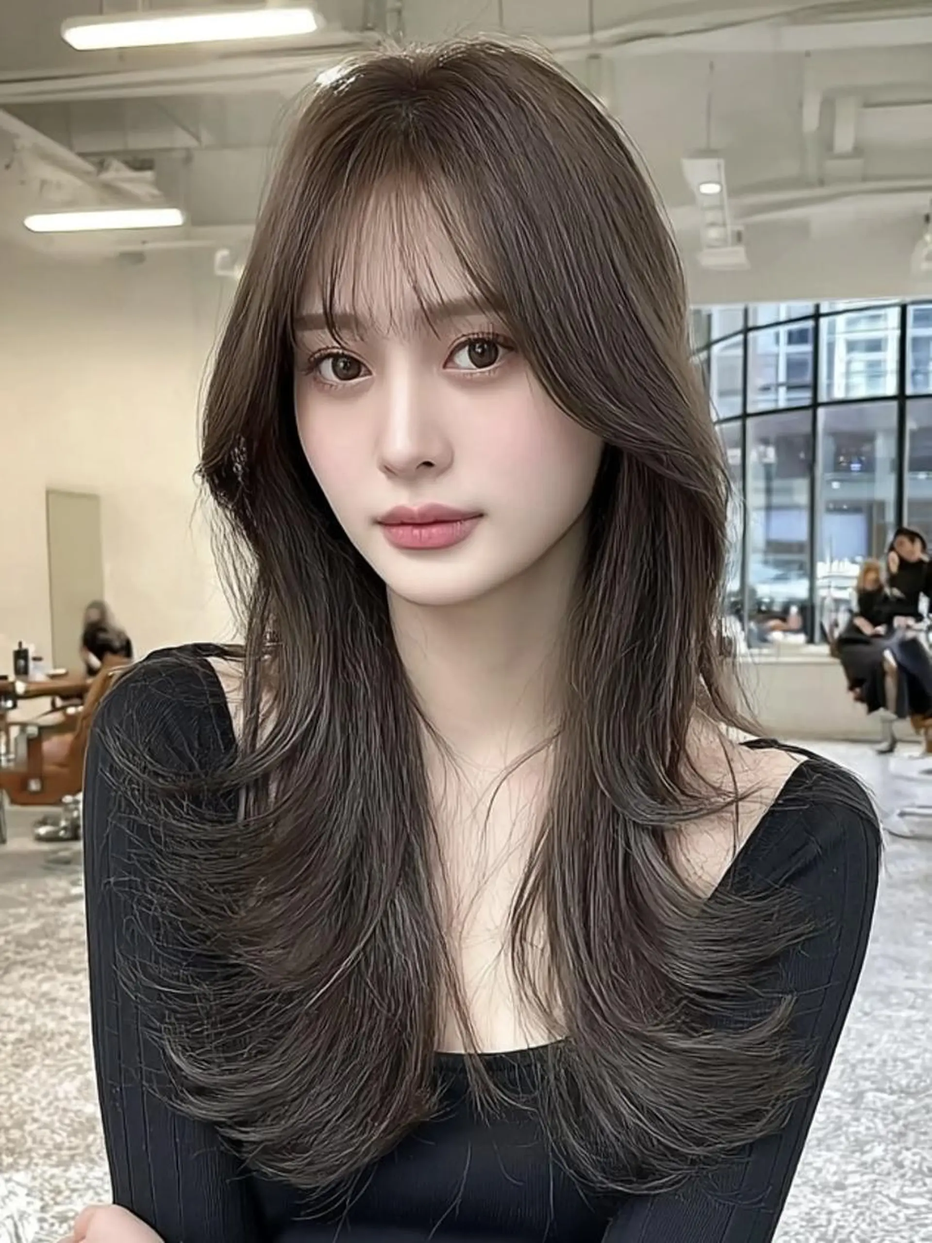 セミロング ボブ 外国人風カラー カット ヘアカラー トリートメント ♡ 𝐘𝐮𝐤𝐚♡のヘアスタイル