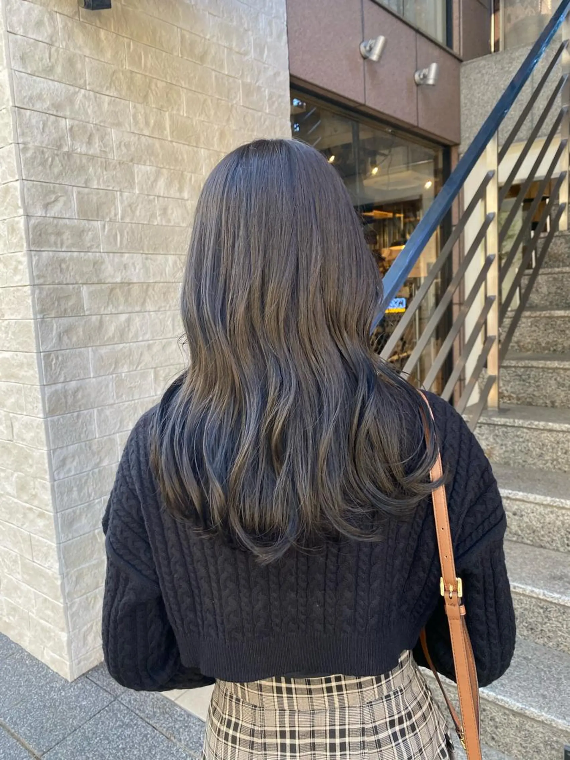 セミロング カラー カット ヘアカラー Rio 渋谷のヘアスタイル