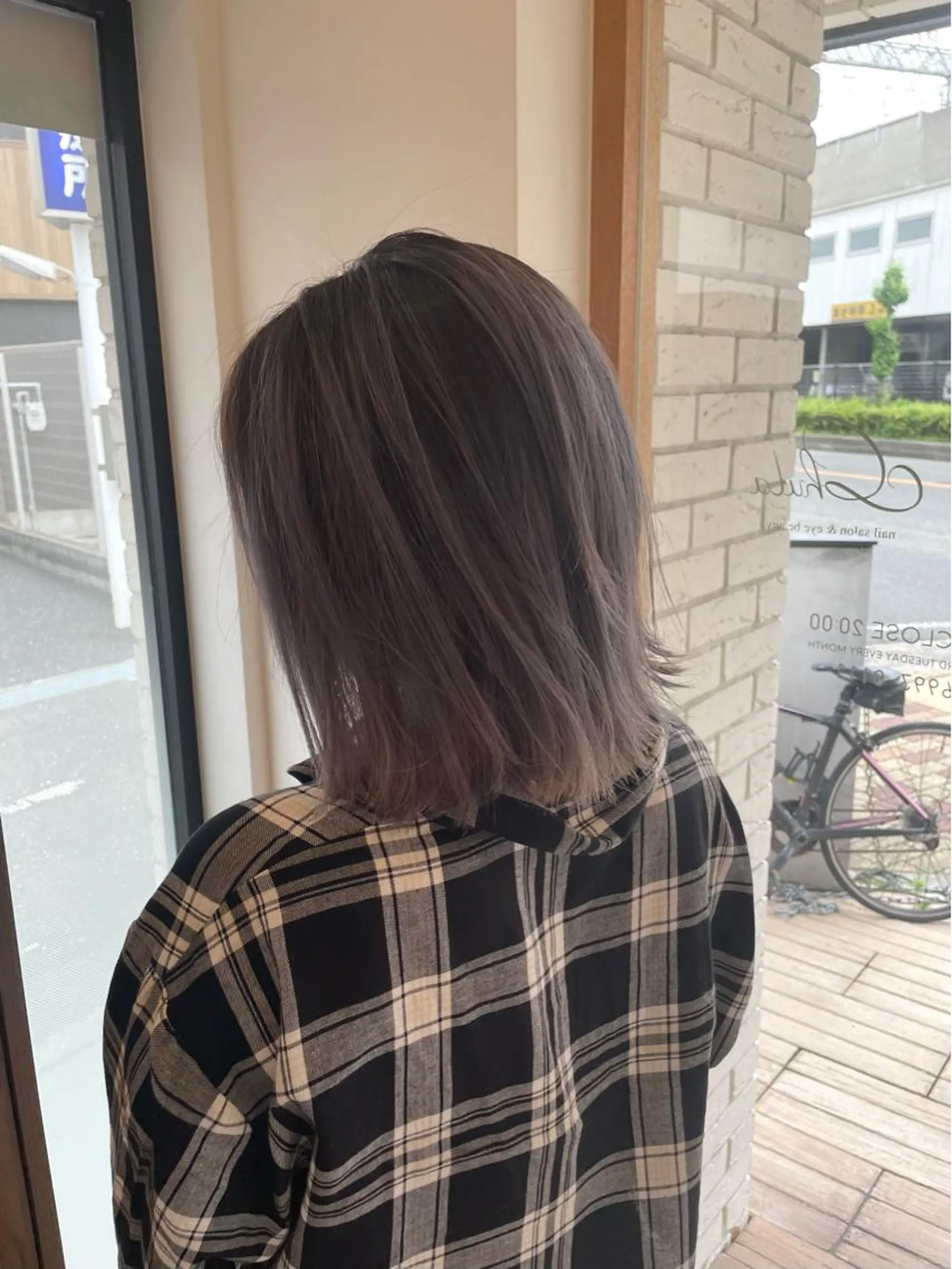 ミディアム カラー ヘアアレンジ バレイヤージュ レイヤーカット 🎗秋山勇 /三宮指名No.1のヘアスタイル