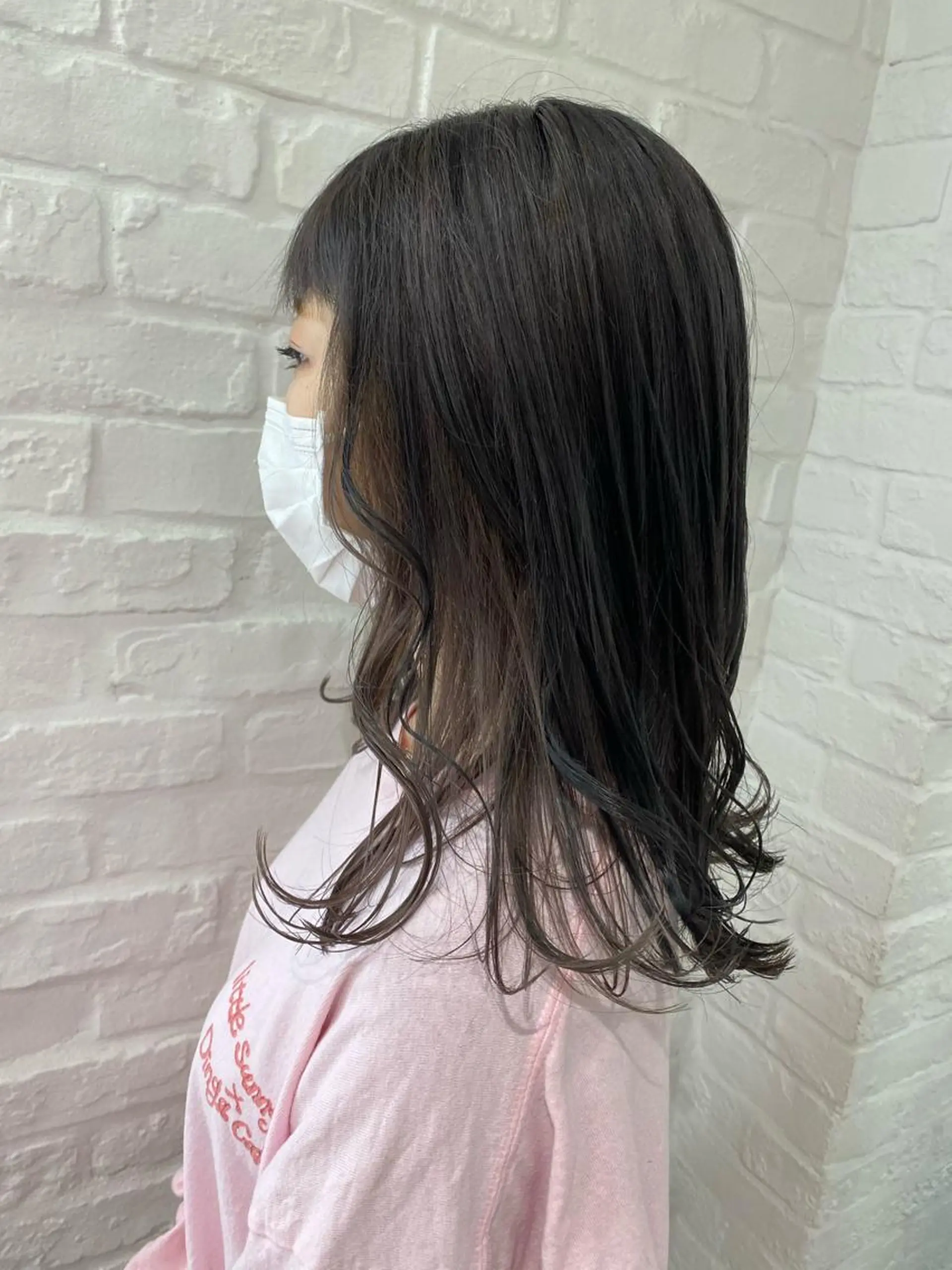 セミロング 🍀透明感抜群🍀/ ハイトーンカラーのヘアスタイル