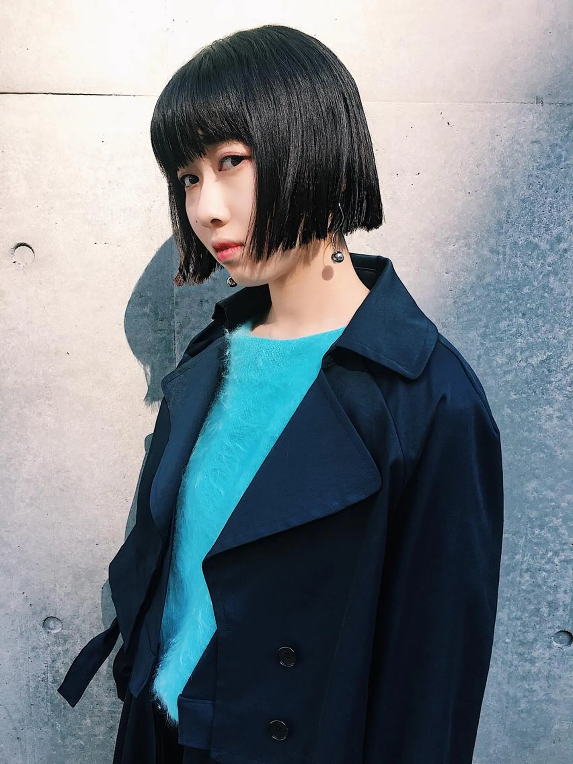 ショート レイヤーカット／ パーマ/鎌田実奈歩のヘアスタイル