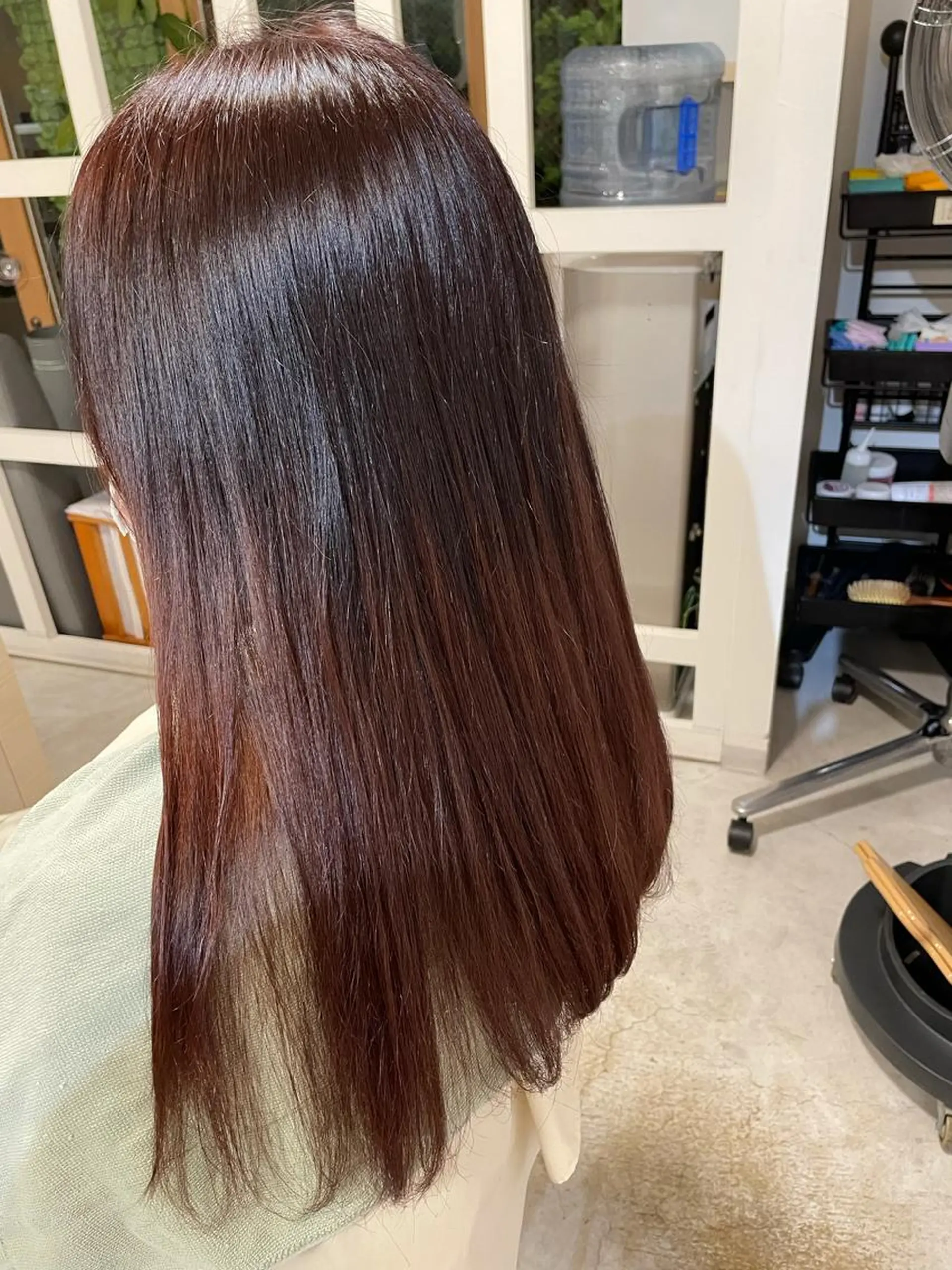 セミロング カラー ヘアカラー 佐藤 爽香のヘアスタイル