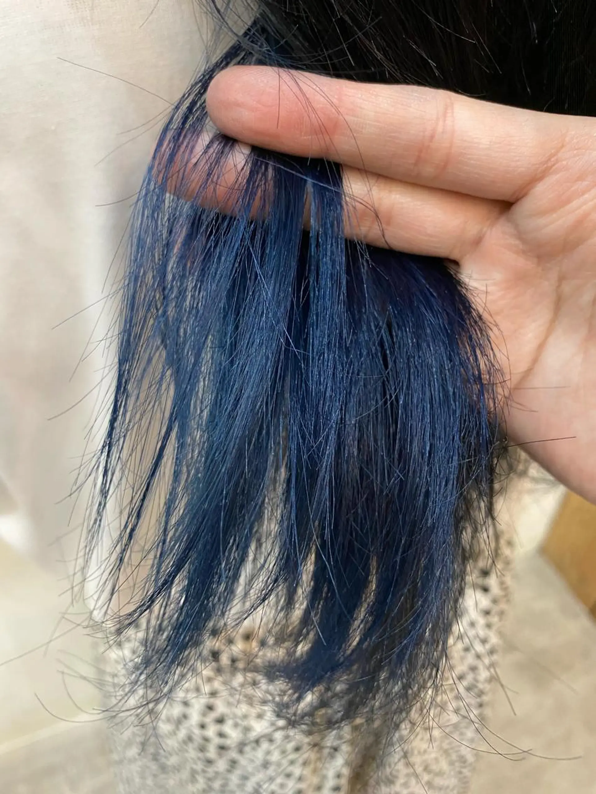 ロング カラー ブルーカラー ヘアカラー トリートメント 🟢NEGi🟣 🫧髪質改善のヘアスタイル