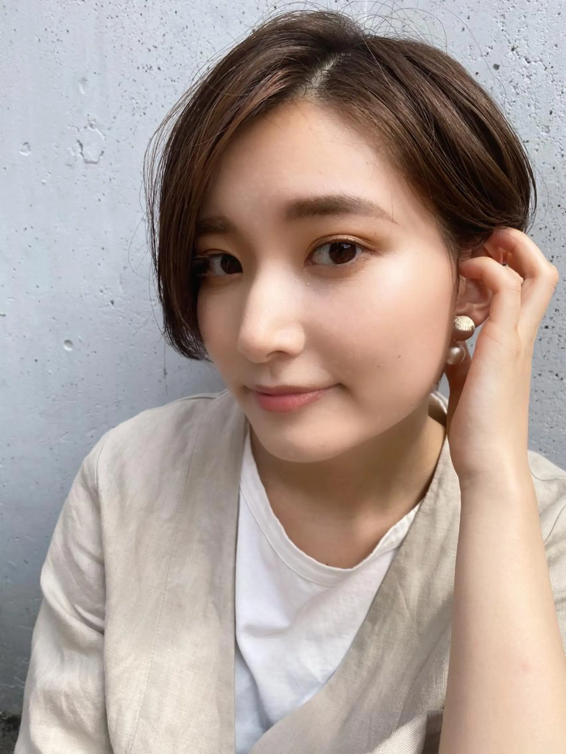 ショート カラー ショートヘア カット 山崎 雄太のヘアスタイル