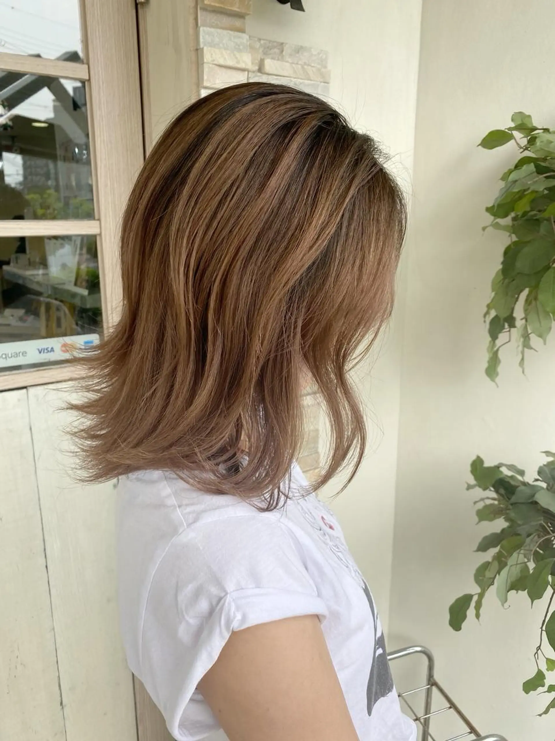 ロング カラー ヘアアレンジ kr2s アメ村のヘアスタイル