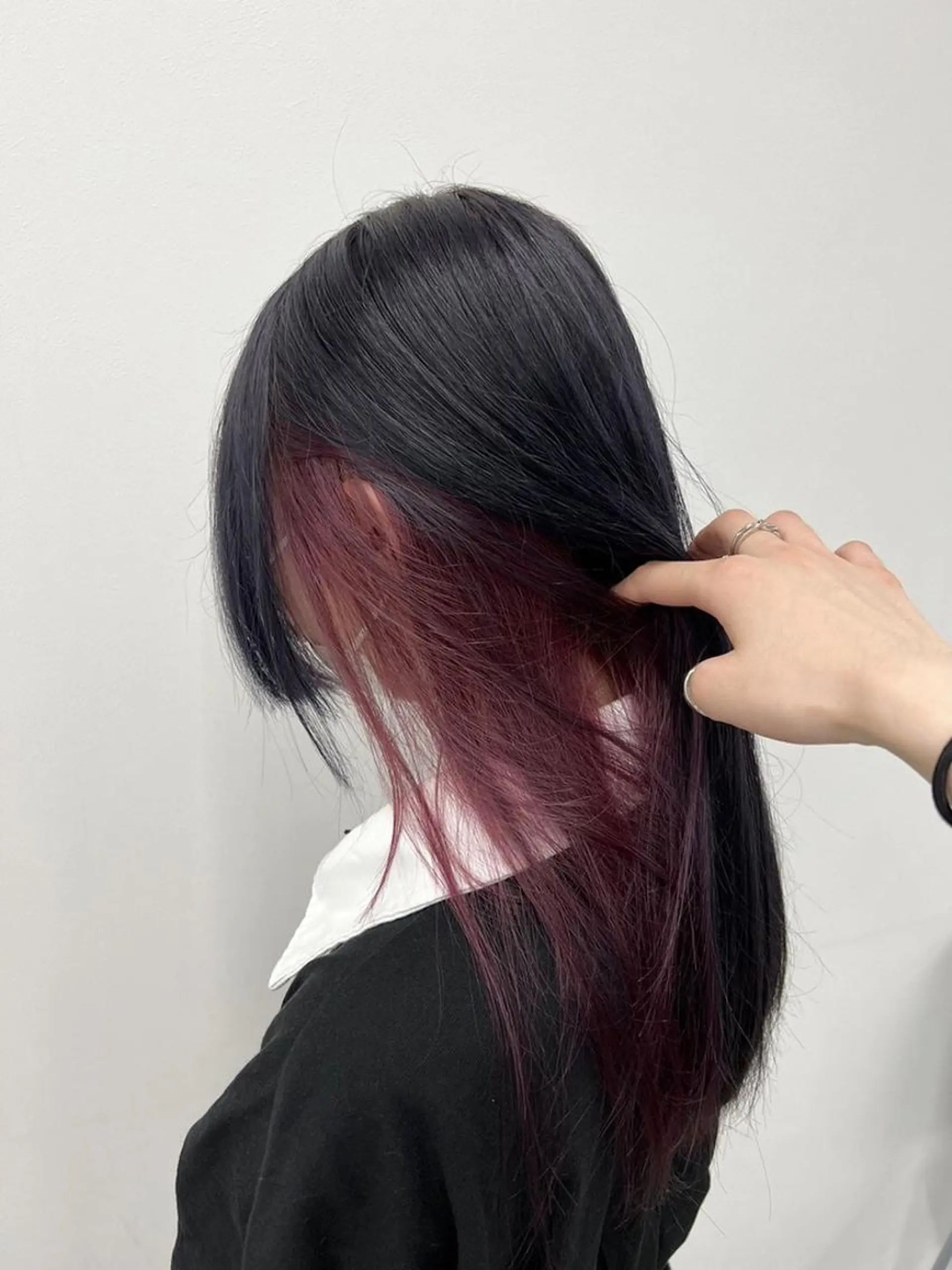 カラー ヘアカラー トリートメント ヘッドスパ ヘアセット 上野BABY💞 高発色暖色カラー💞のヘアスタイル
