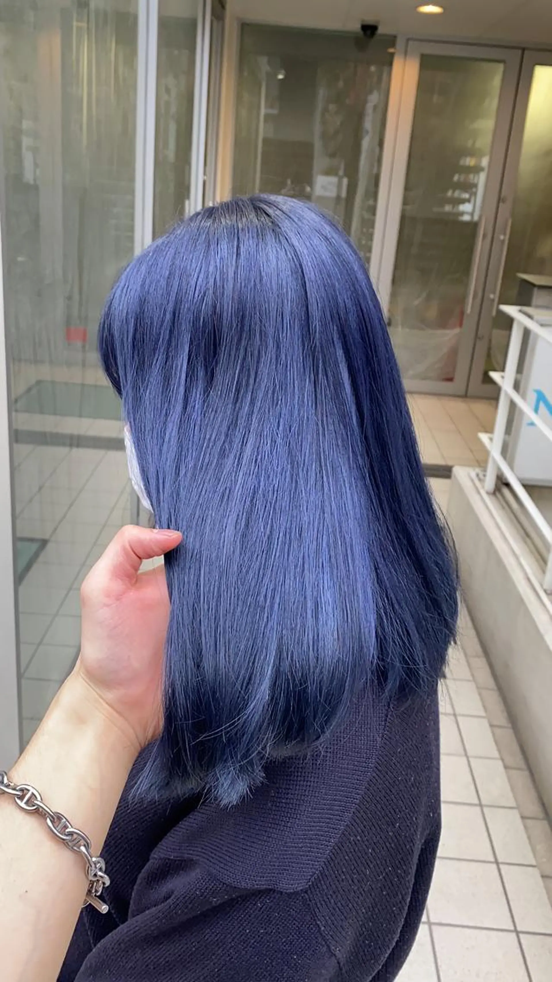 セミロング カラー ヘアカラー トリートメント THESALONS所属・🤍ブリーチカラー /寄田龍樹🤍のヘアスタイル