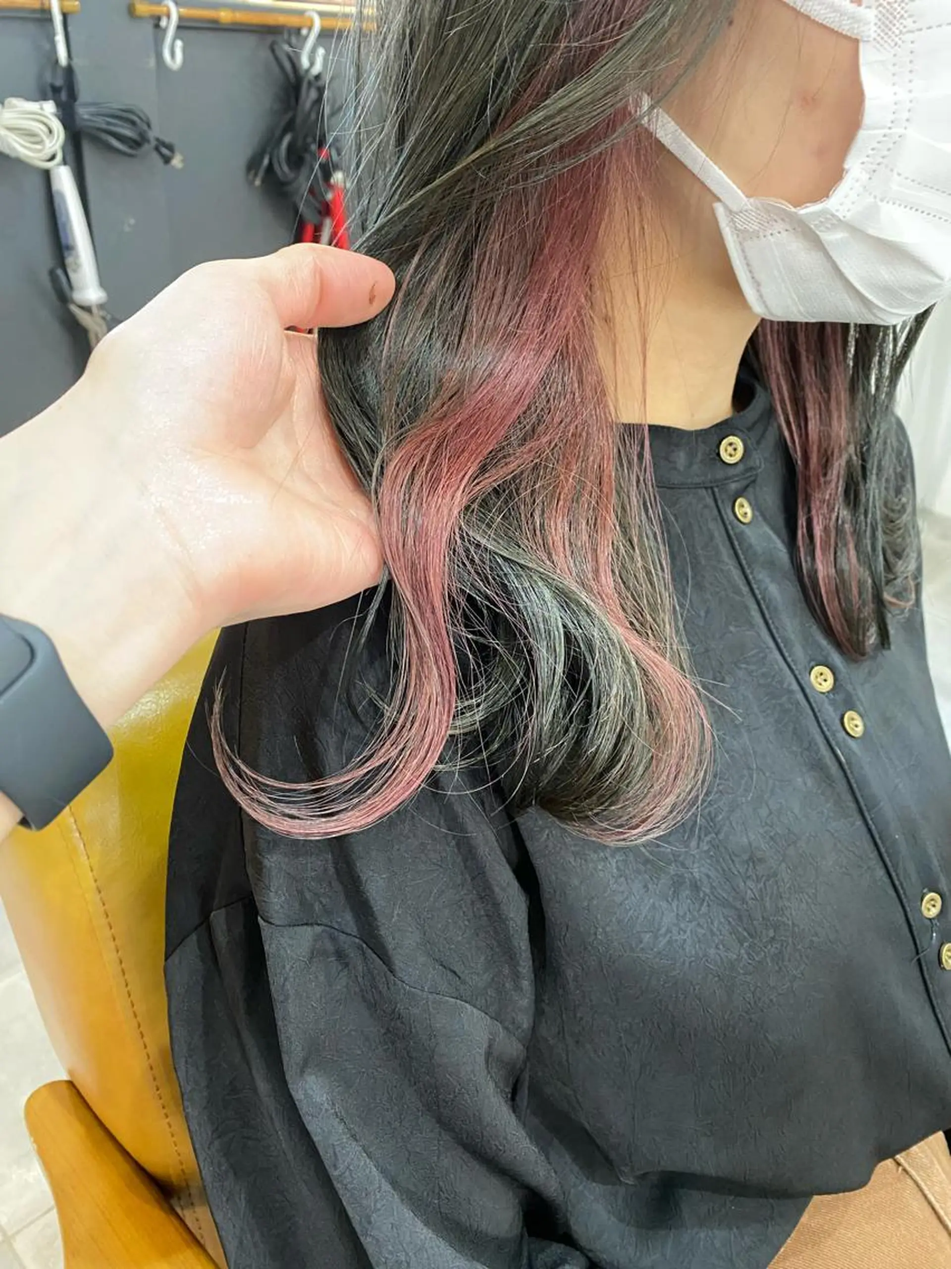 セミロング カラー SHIAN立川 及川望のヘアスタイル