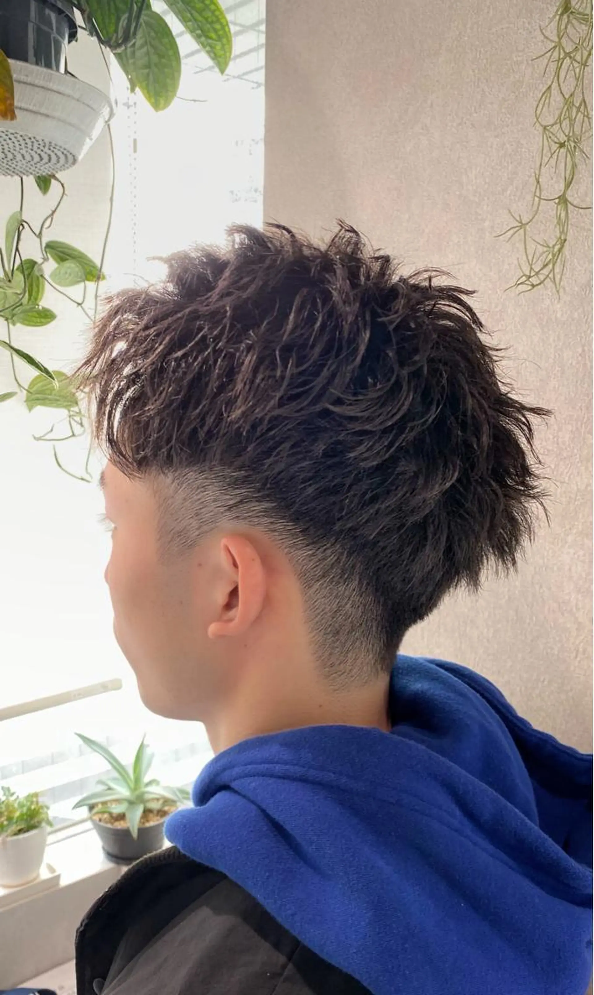 ショート メンズ カット パーマ お洒落カジュアル🍃 まなとのヘアスタイル