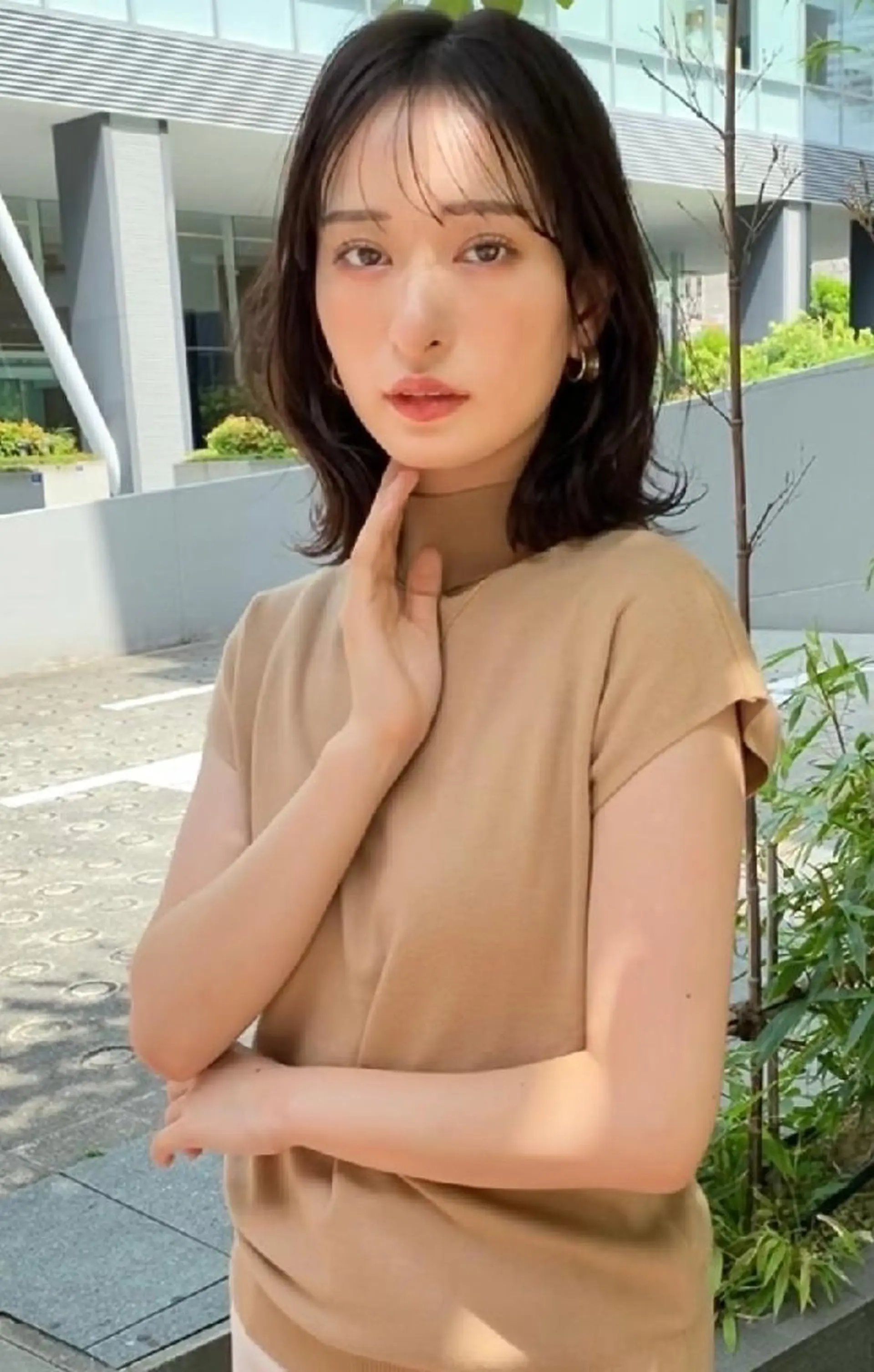 ミディアム 外ハネヘア TLUUS所属・髪質改善:クロスパー マ特化型⭐中西雄大✂のヘアスタイル