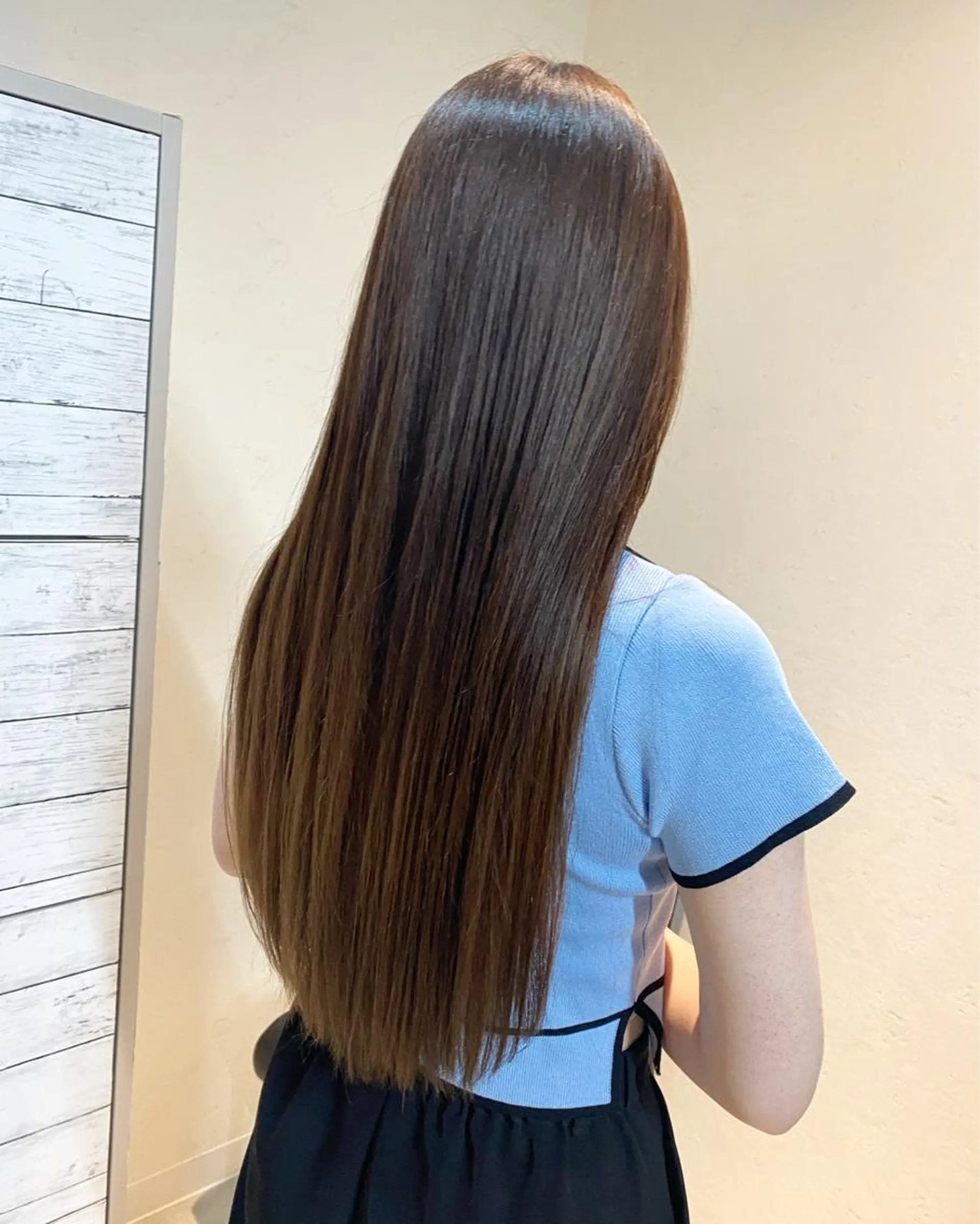 ロング カラー ヘアカラー トリートメント 後藤紗英/髪質改善 /オリーブベージュのヘアスタイル