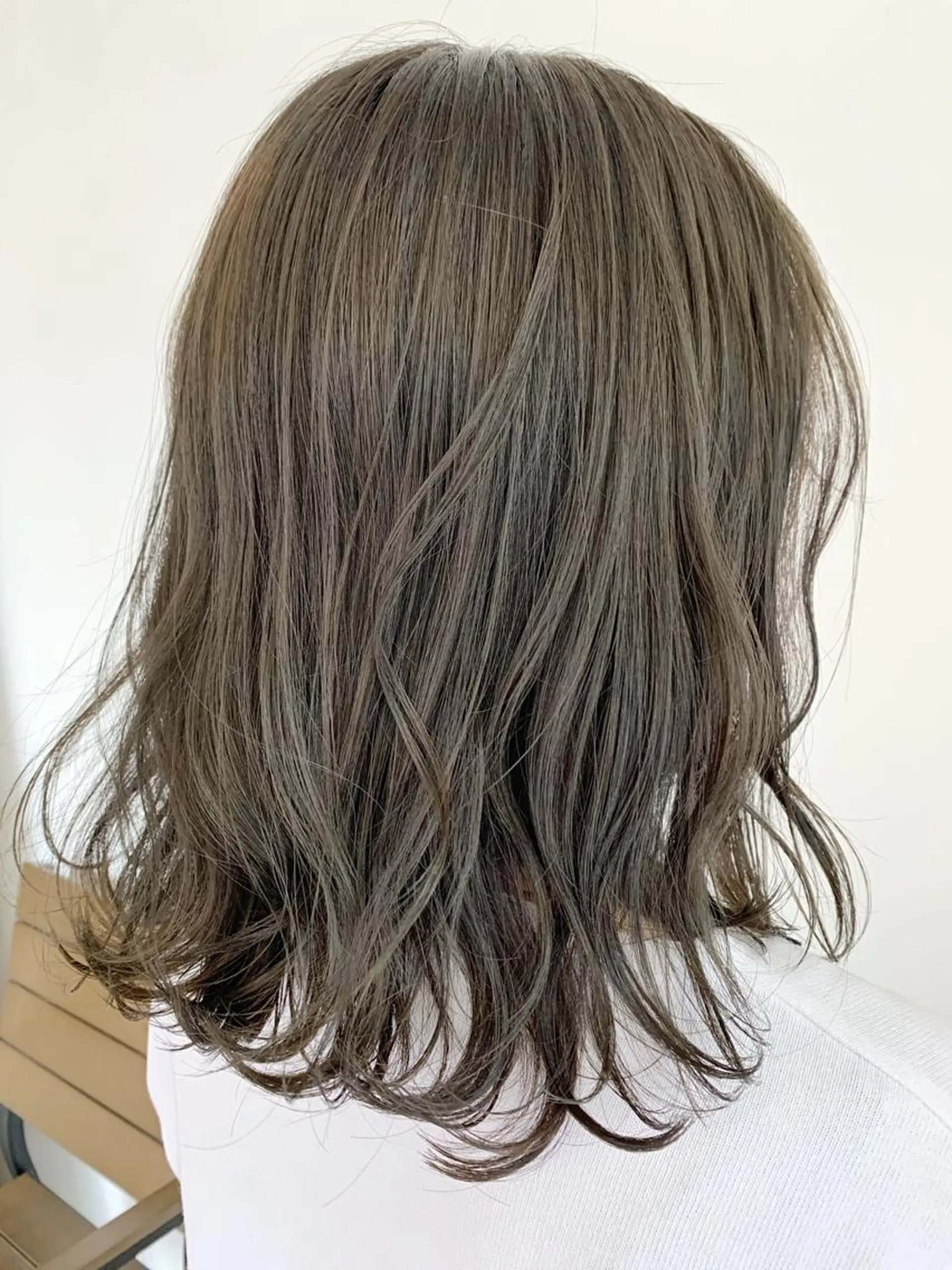 ミディアム ヘアカラー フリーランス　美容師 cayocoのヘアスタイル