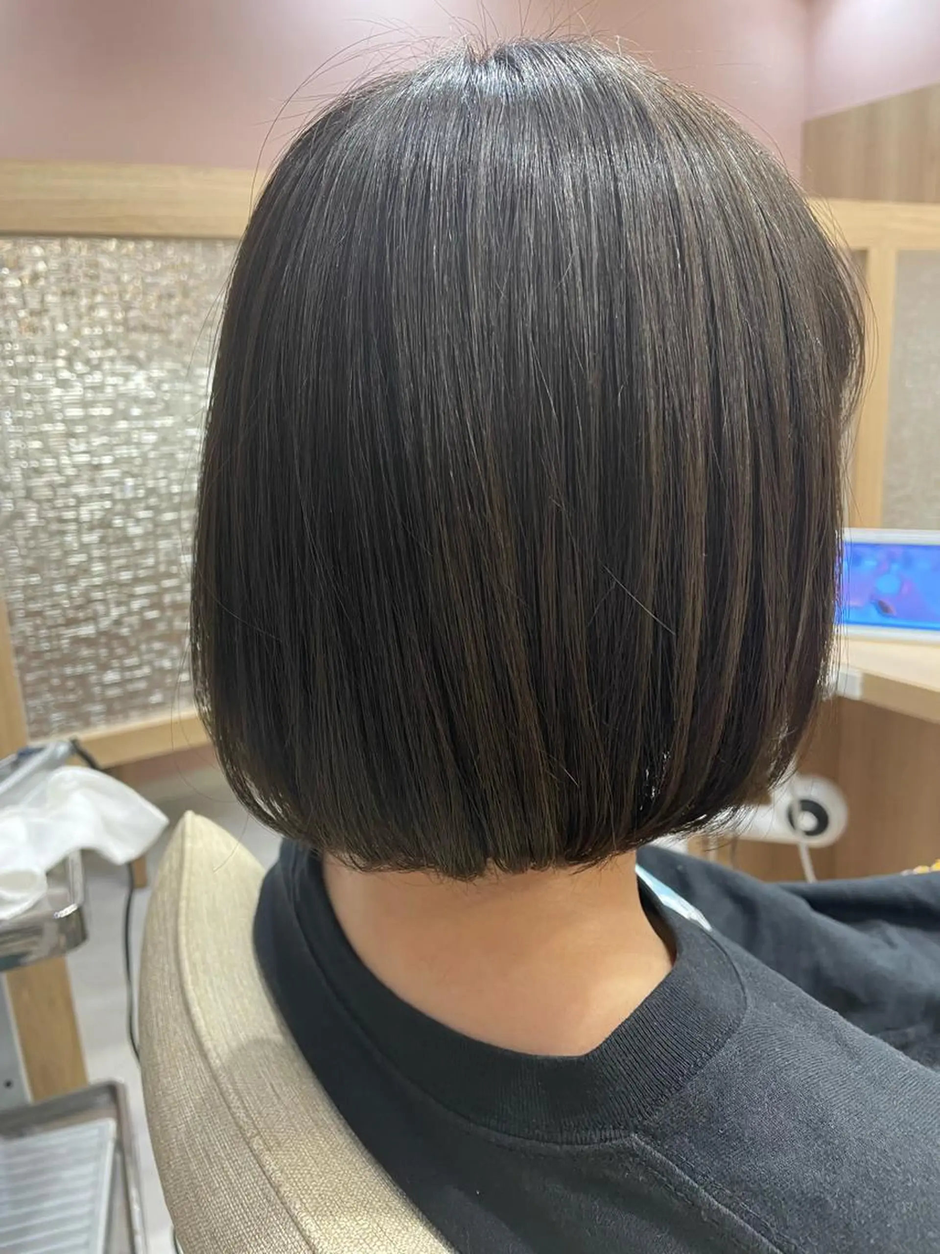 ショート ボブ 韓国風￤ボブ￤パーマ 🍒竹下 茜🍒のヘアスタイル