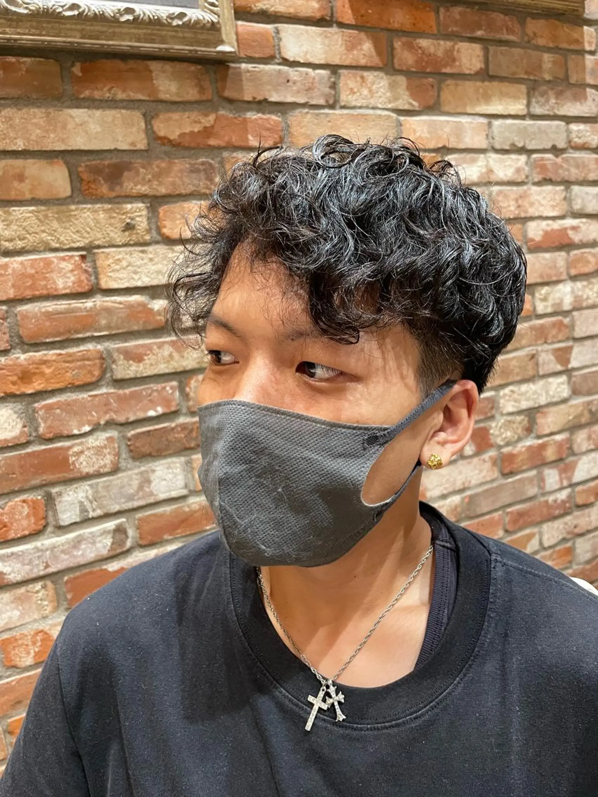 ショート パーマ メンズ ヒロ銀座BARBERSHOP丸の内店所属・ヒロ銀座　石川 昂のヘアスタイル
