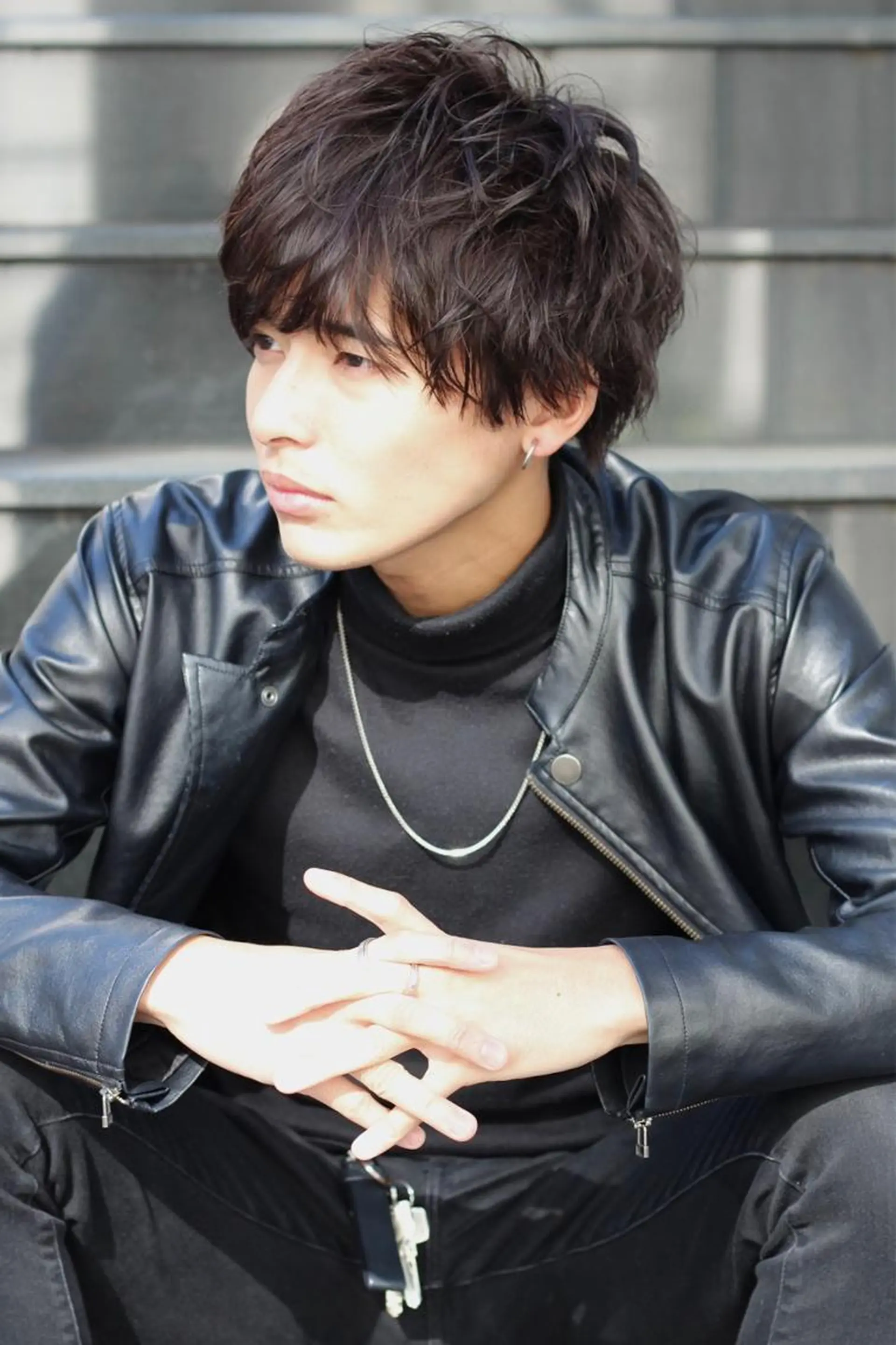 ショート カラー パーマ メンズ カット coo et fuu所属・根津、表参道2店舗 店長　内見 加瑞磨のヘアスタイル