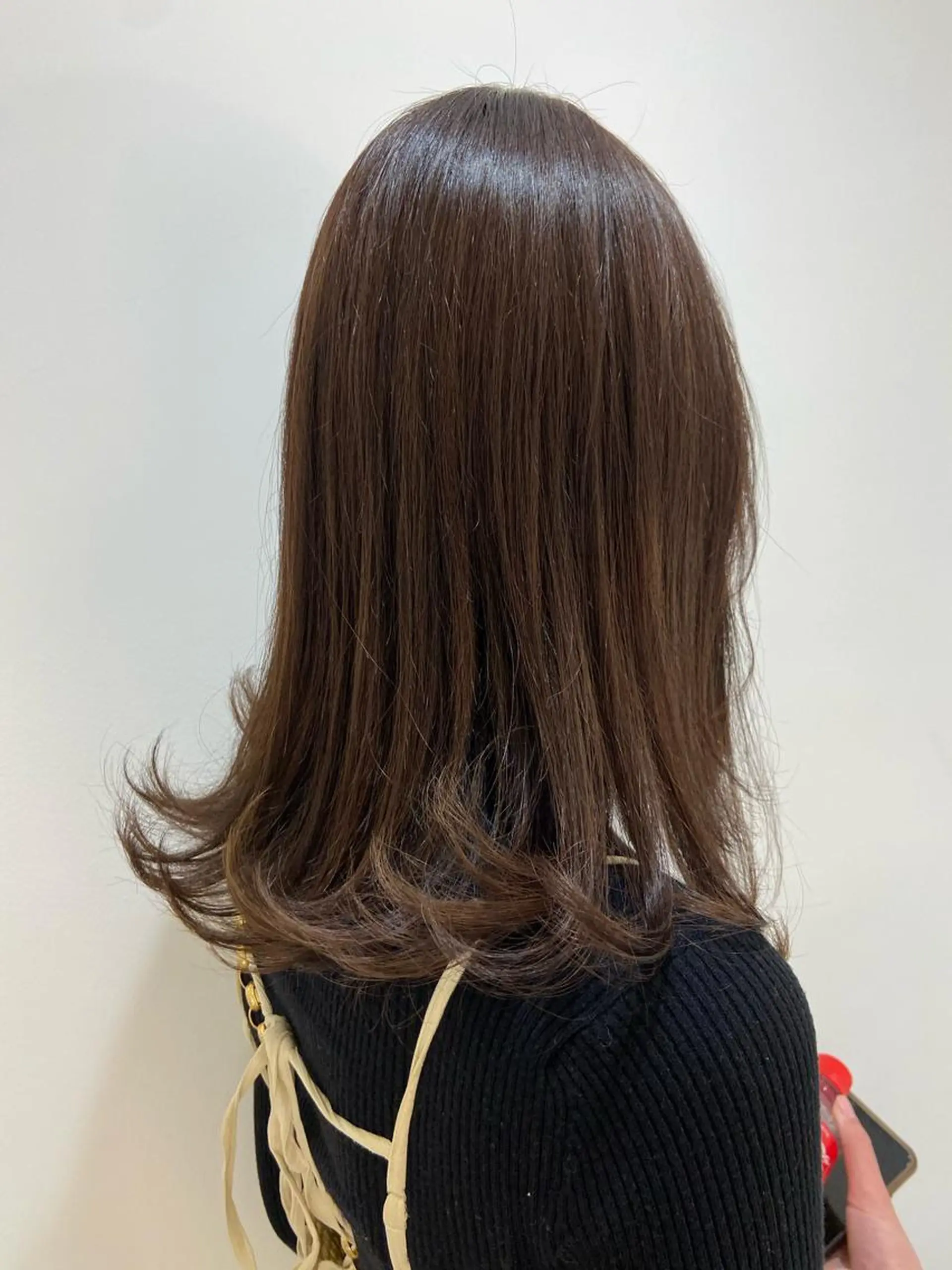 セミロング カラー ブラウンカラー ショコラブラウン natsumi / N°ariaのヘアスタイル