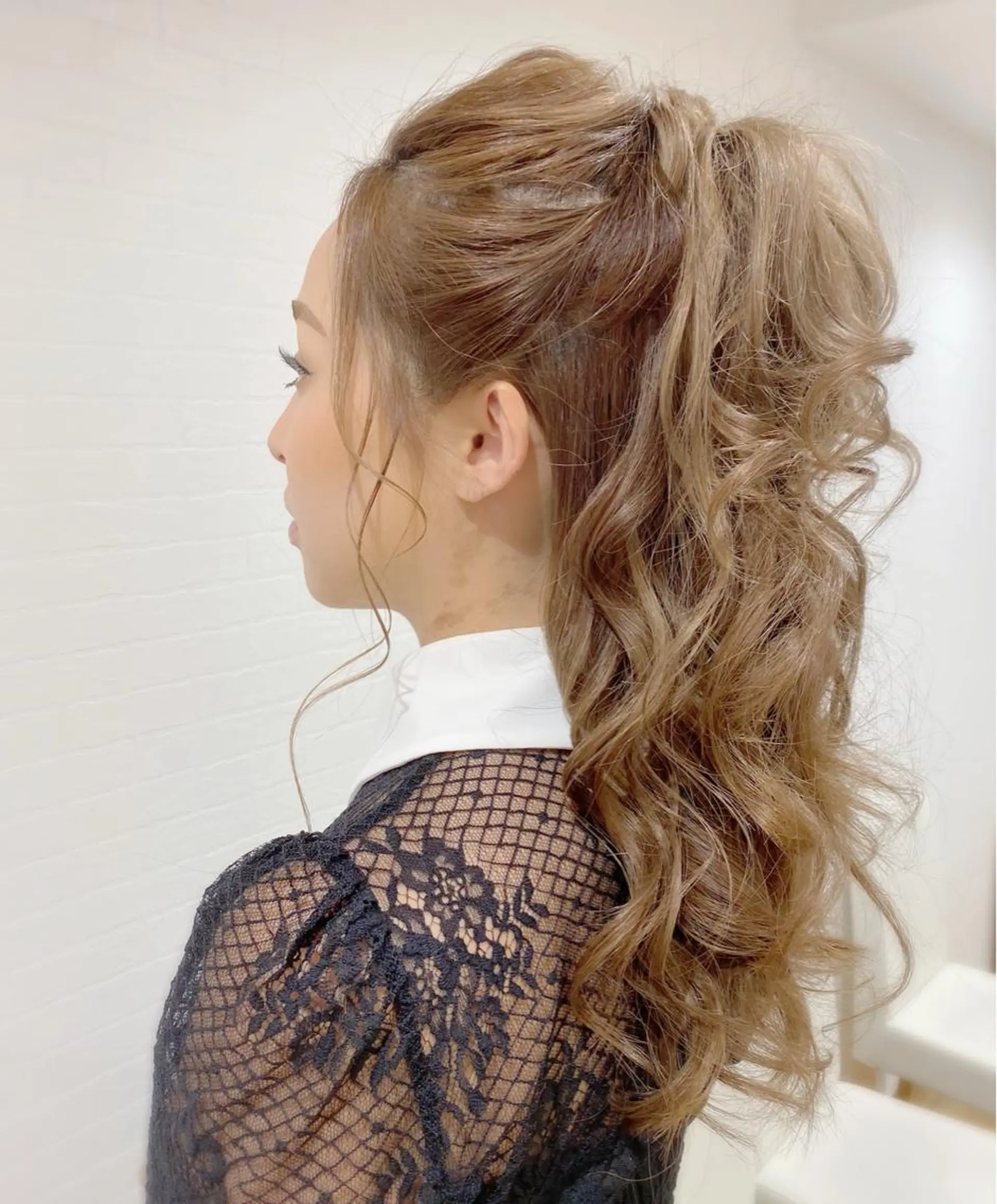 ヘアアレンジ ハーフアップ ヘアセット GRANLUSSO 〜グランルッソ駅前店所属・木口 嘉美のヘアスタイル