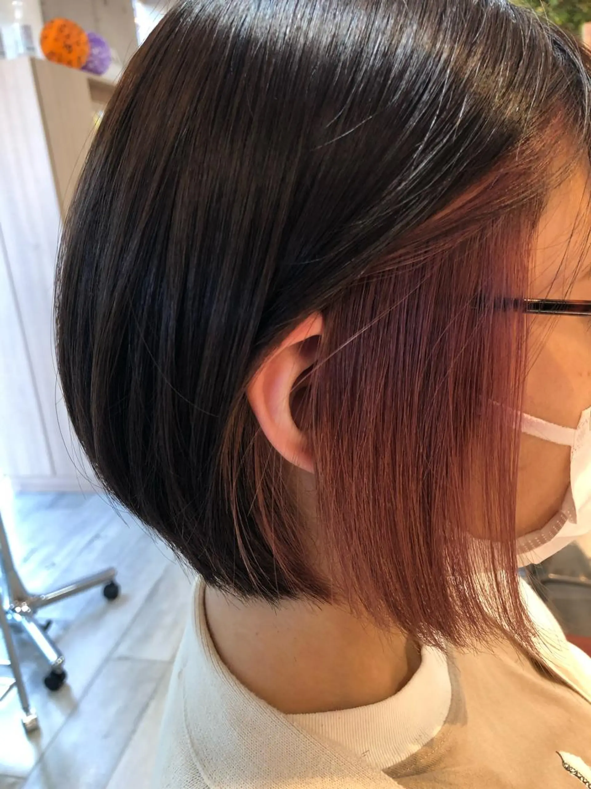 ショート カット ヘアカラー トリートメント 美髪応援！ツヤ髪 🦩対馬🦩のヘアスタイル