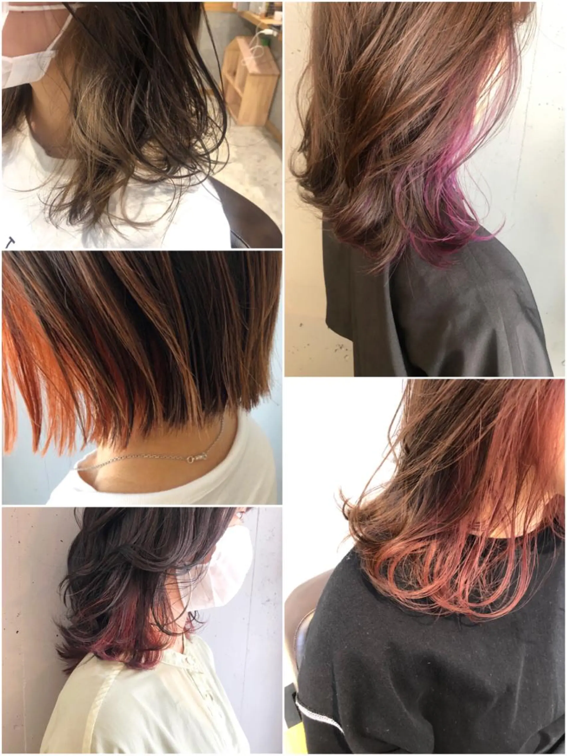 ミディアム カラー ZOA classic hair所属・東 みのりのヘアスタイル